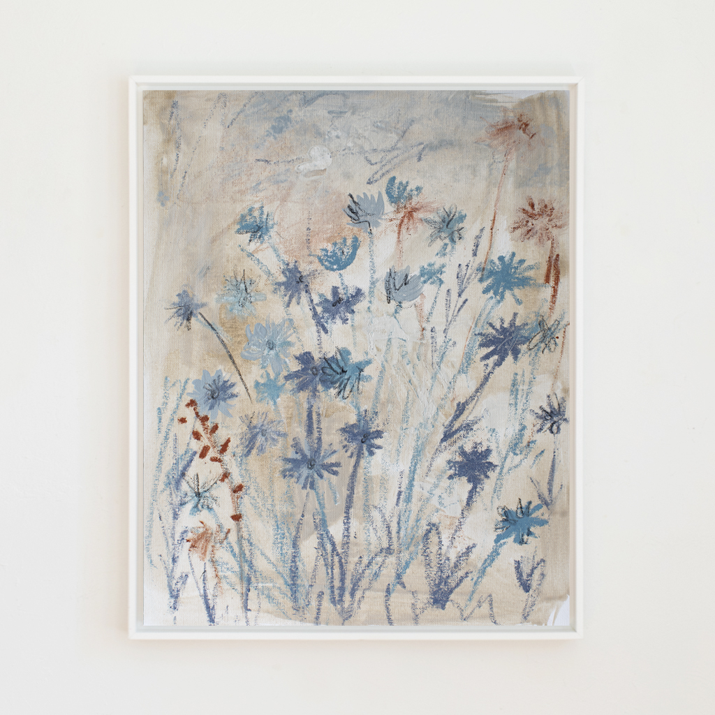 Chicory on Ash | Art Print