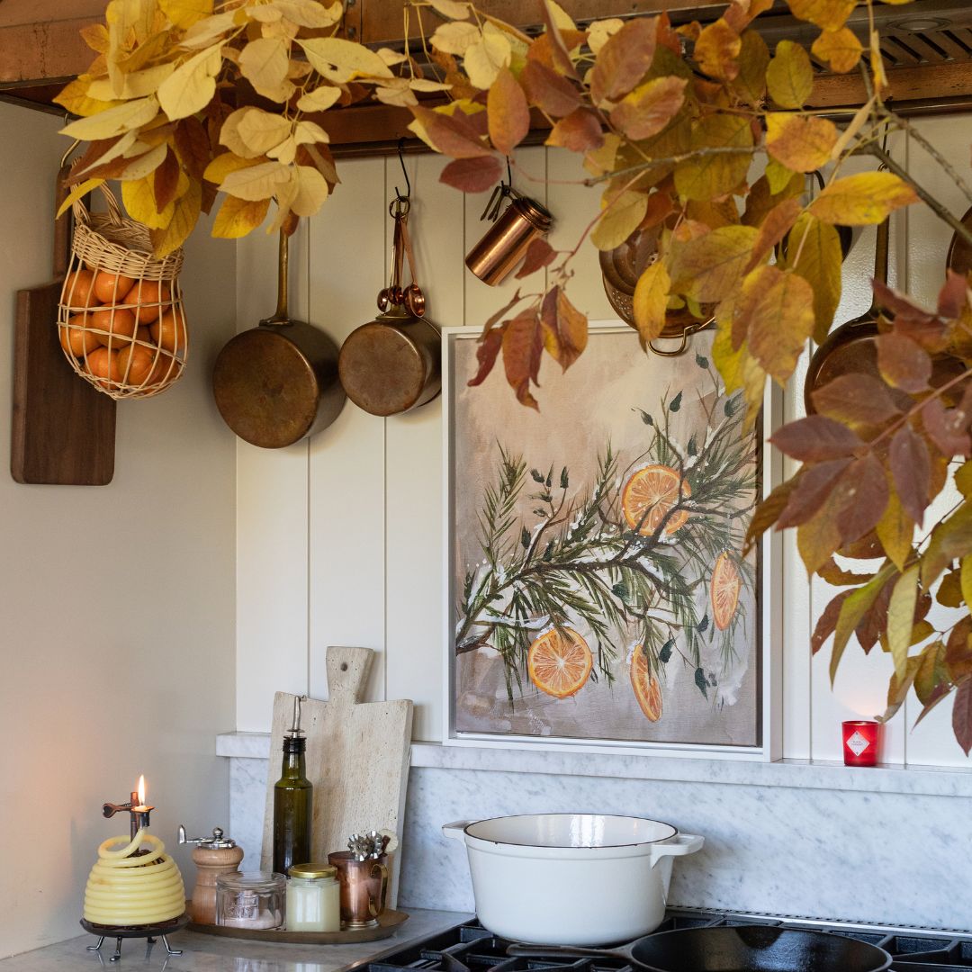 Citrus Garland | Vertical | Canvas