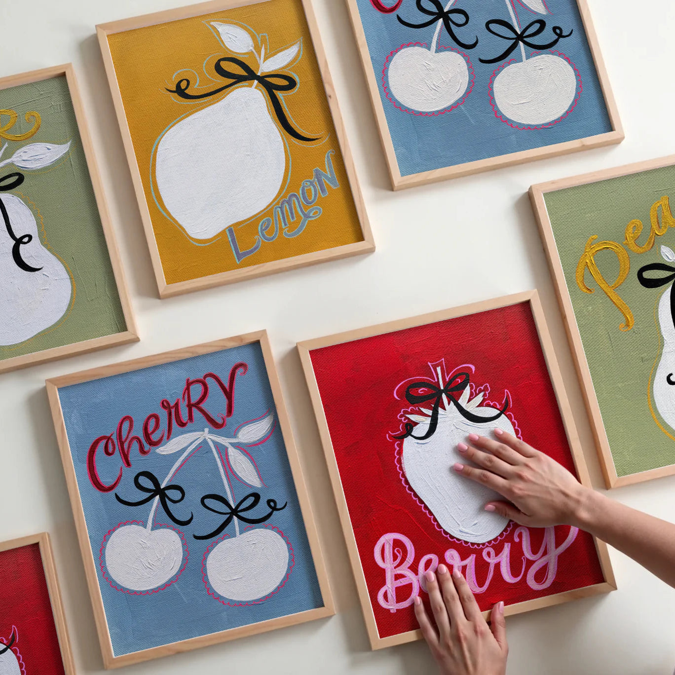 Coquette Berry Luxe Art Print