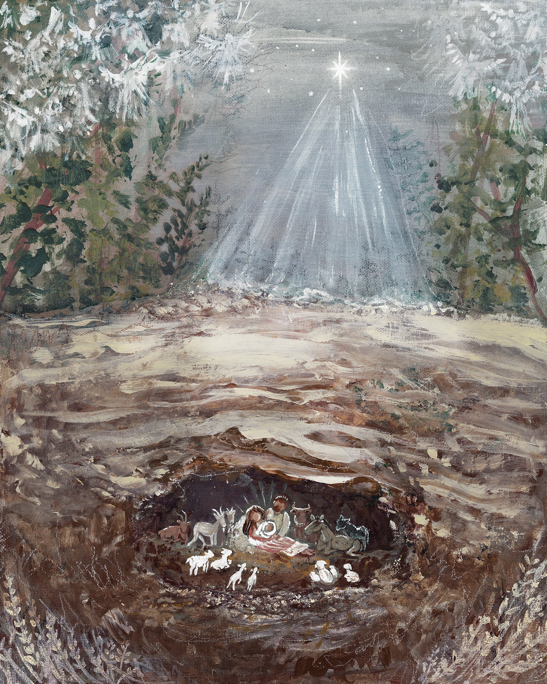 Cozy Nativity | Canvas