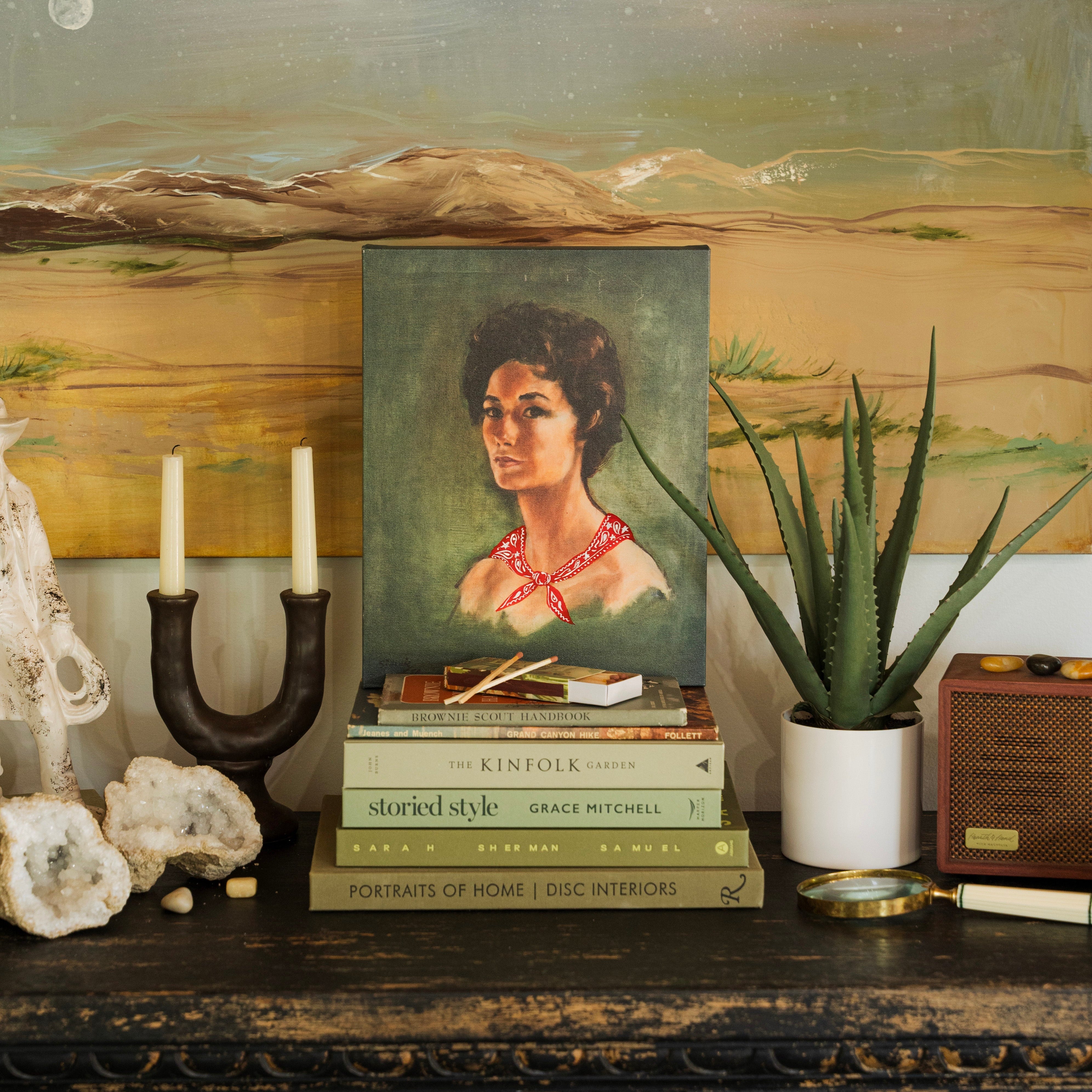 Cowgirl June Canvas Wall Art