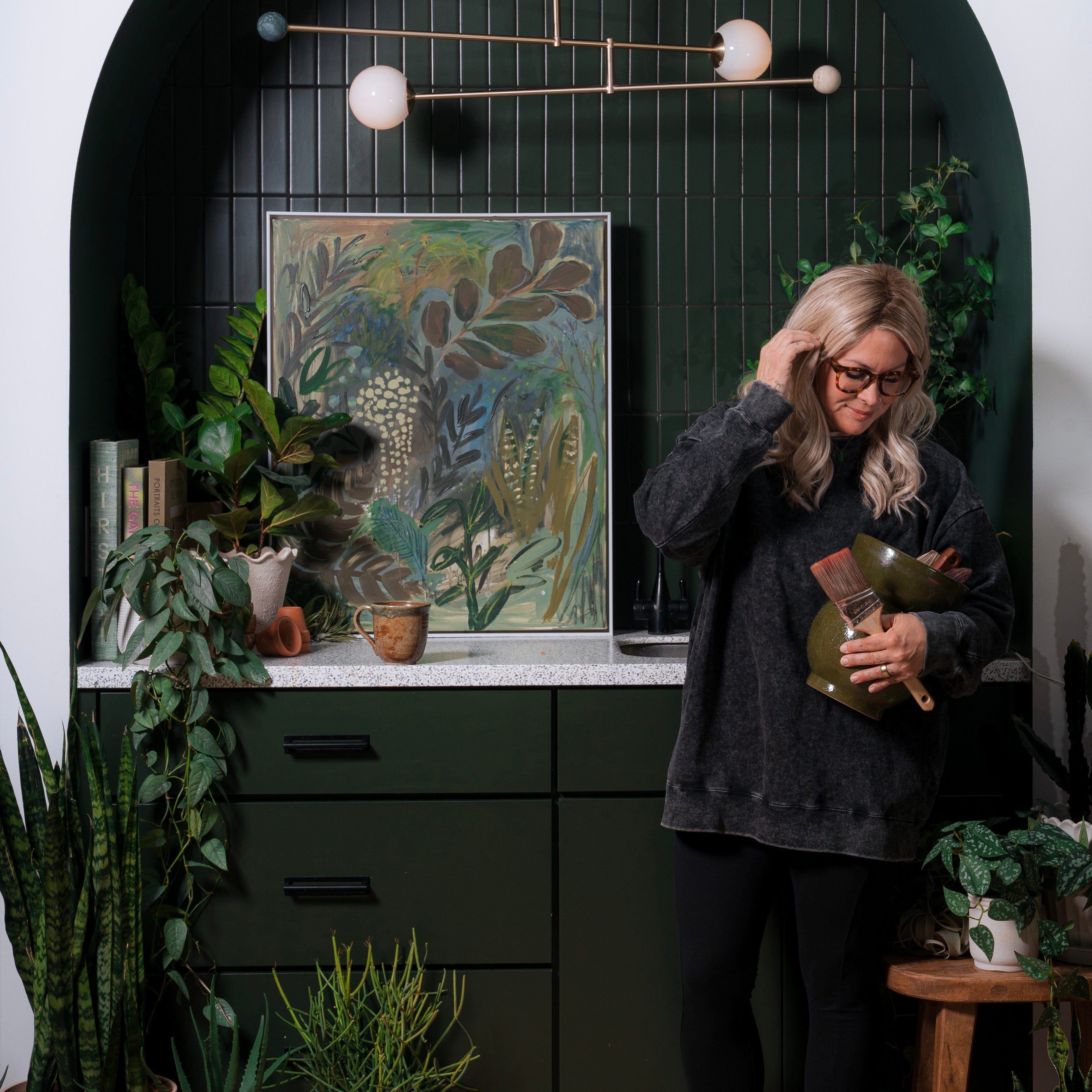The Botanist Canvas Wall Art
