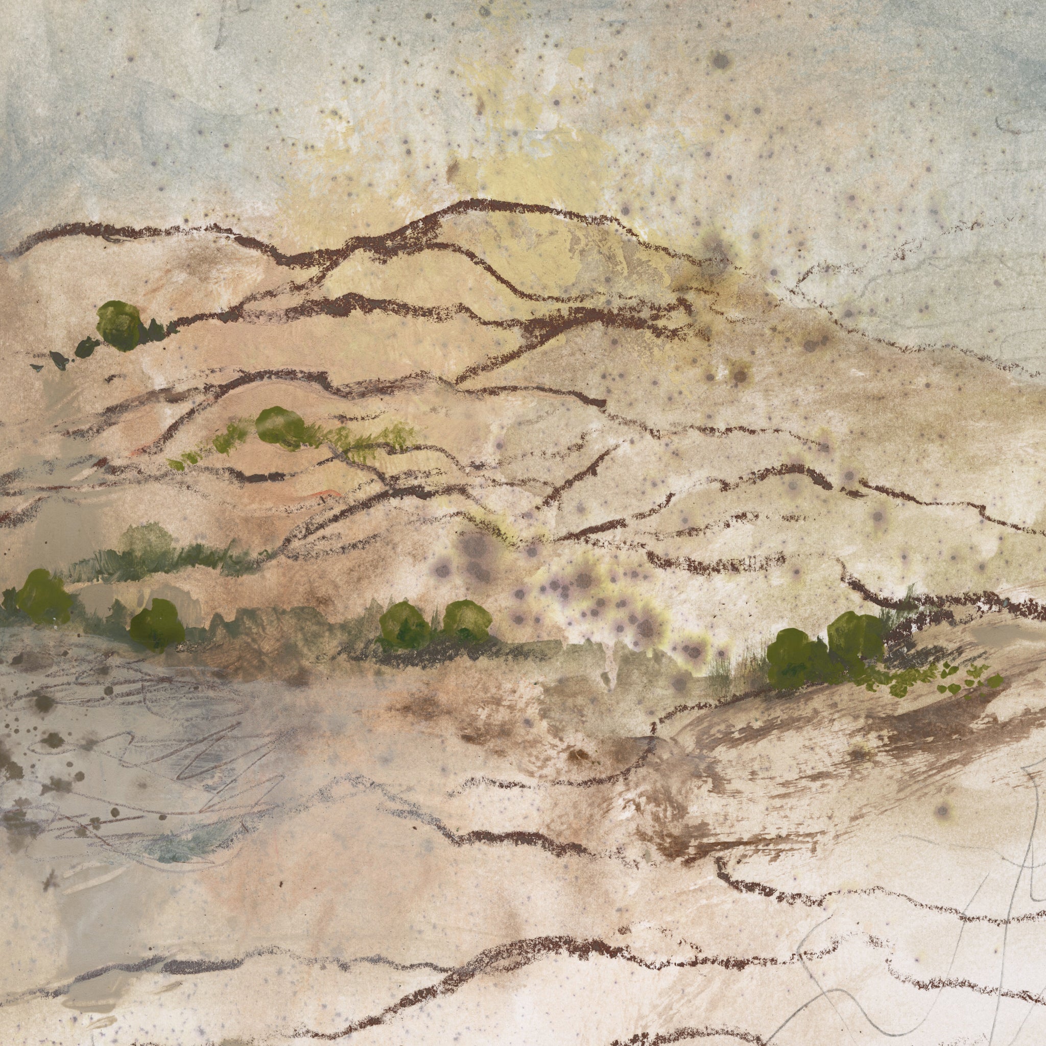 Desert People Luxe Art Print