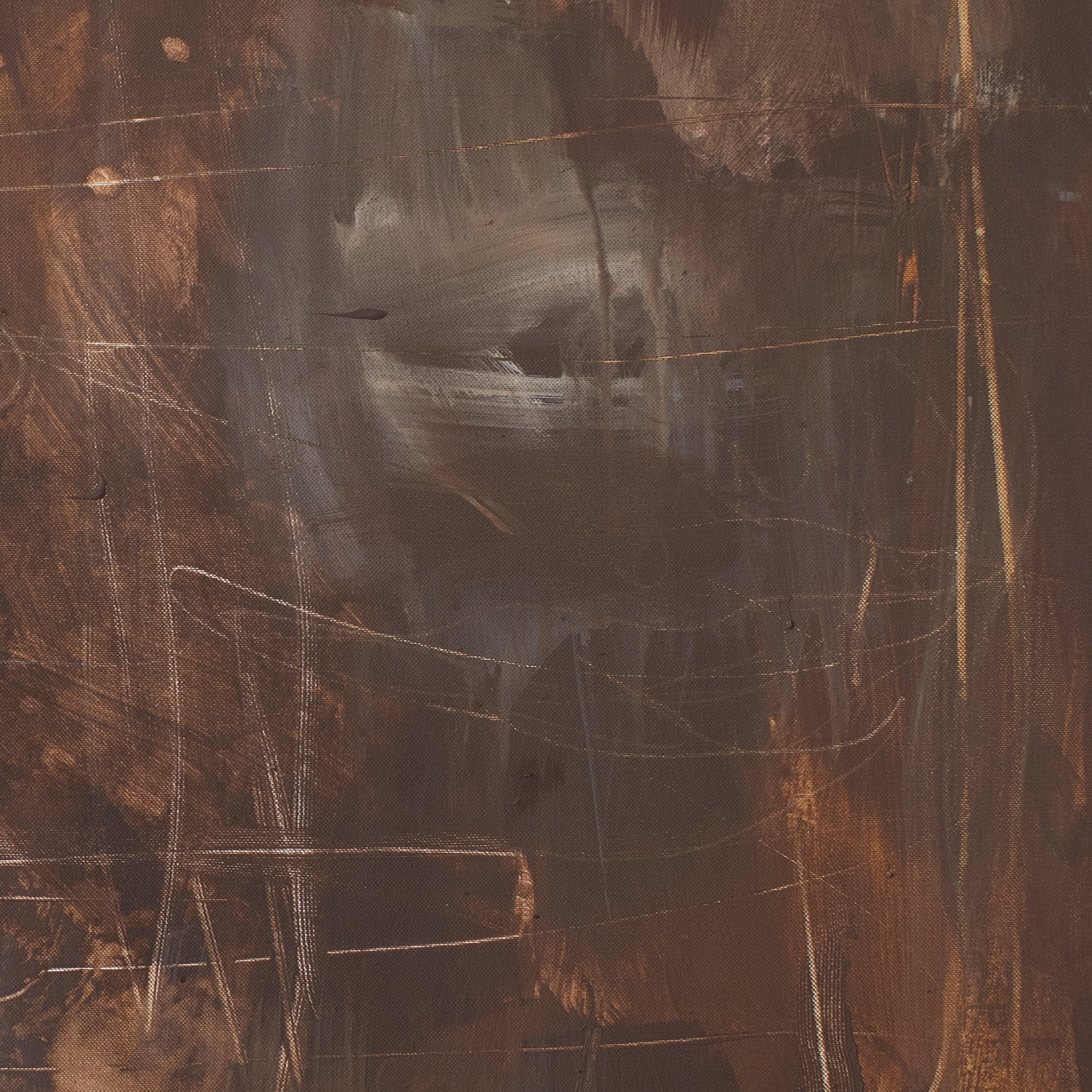 Burnt Toffee Canvas Wall Art . Sofa Size (Horizontal)