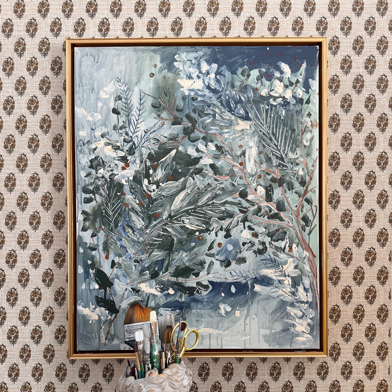 Frosted Pines Canvas