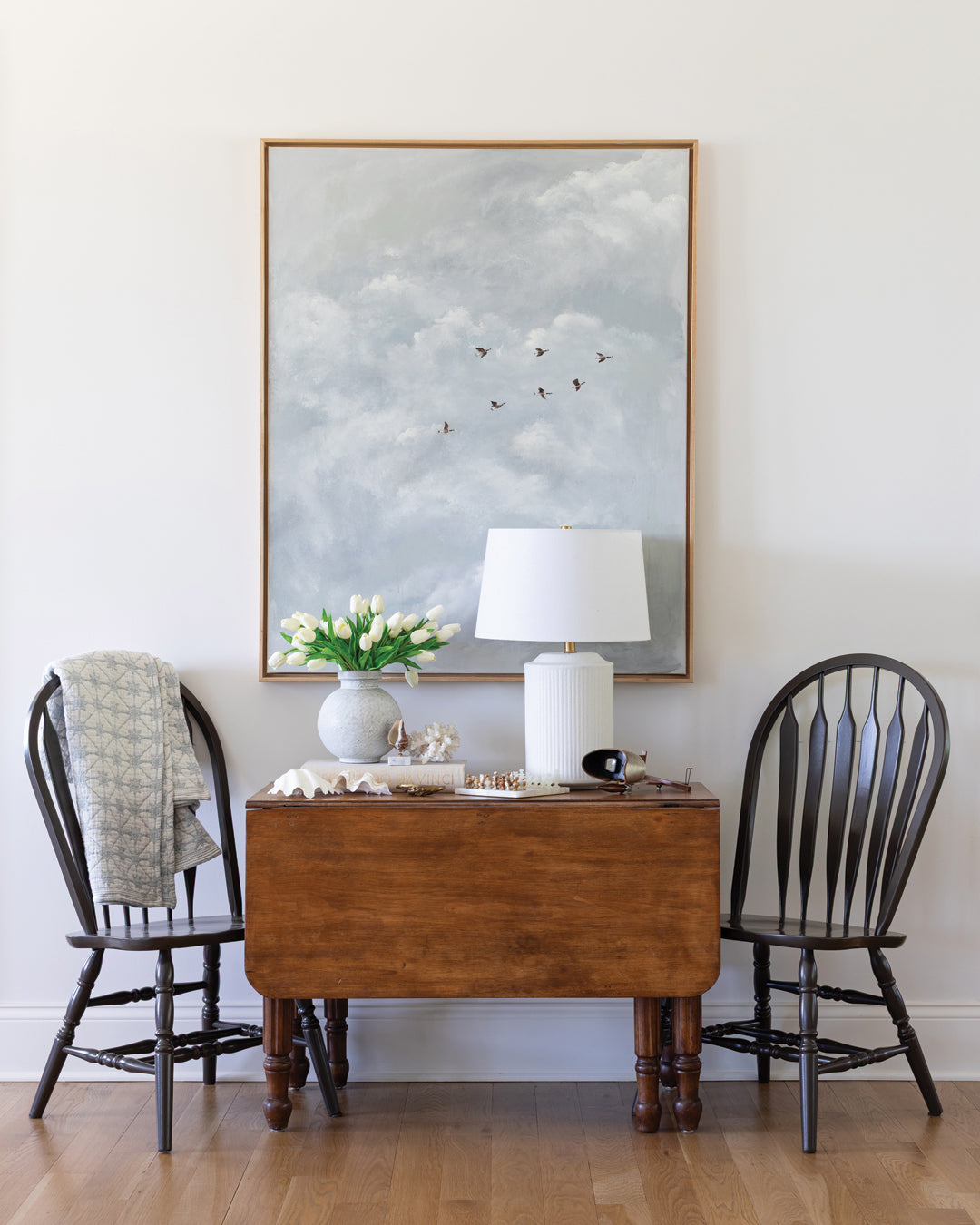 Noble Geese Canvas Wall Art