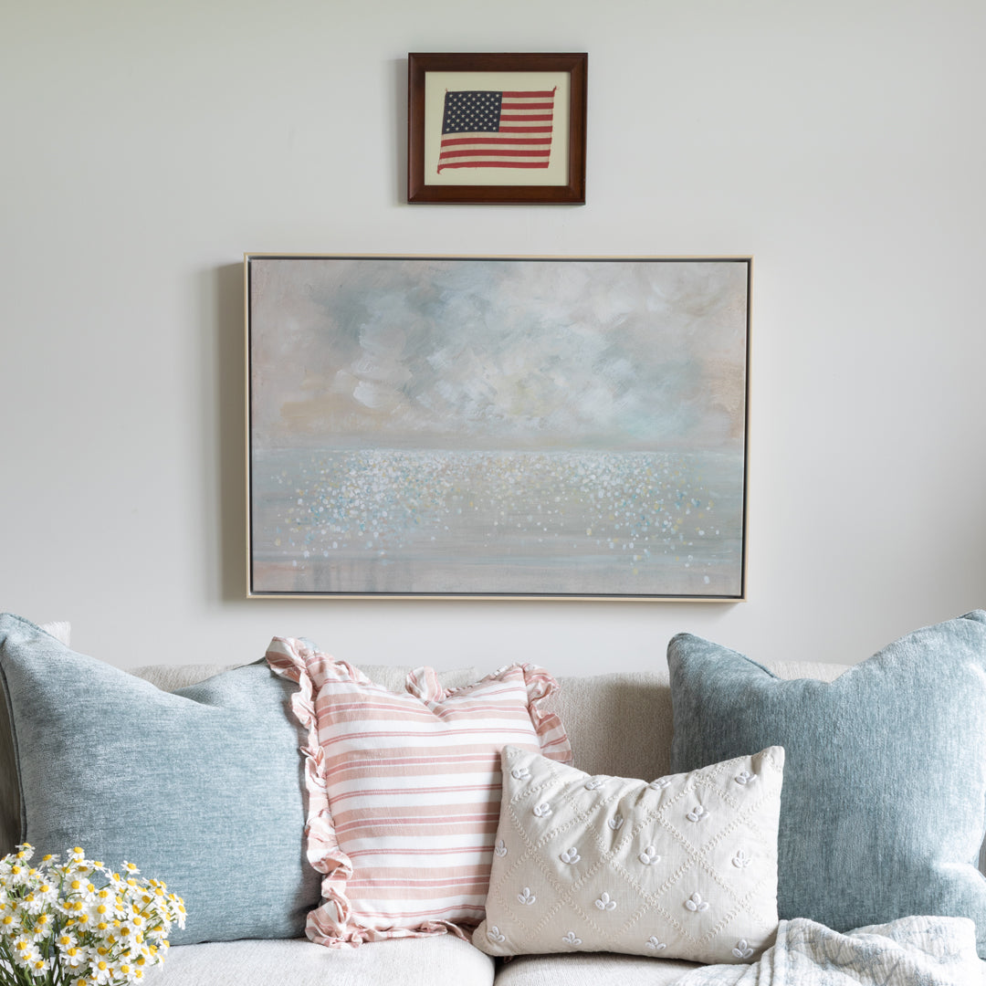 Champagne Waters Canvas Wall Art . Rectangle