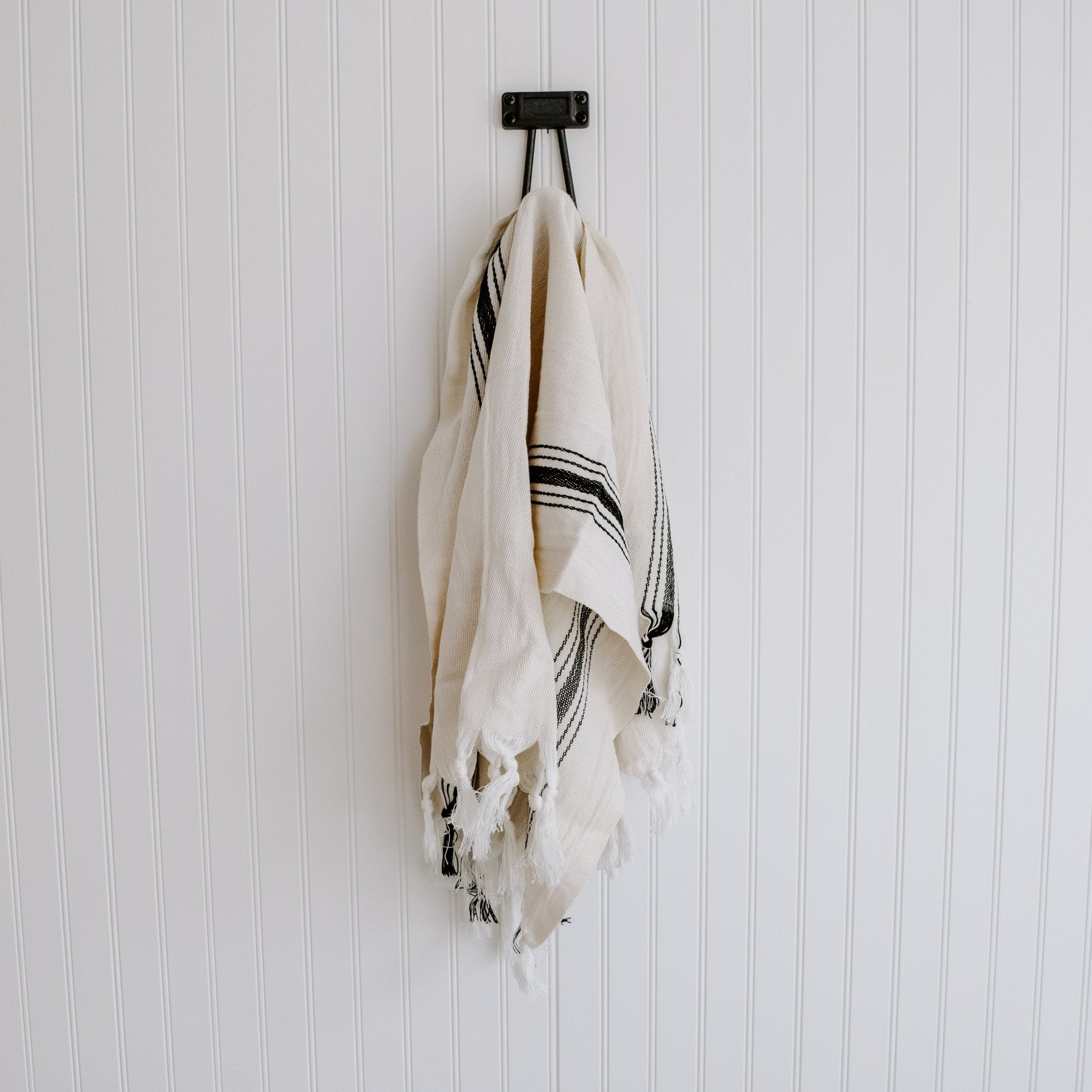 Savannah Turkish Cotton + Bamboo Hand Towel (Five Stripe)