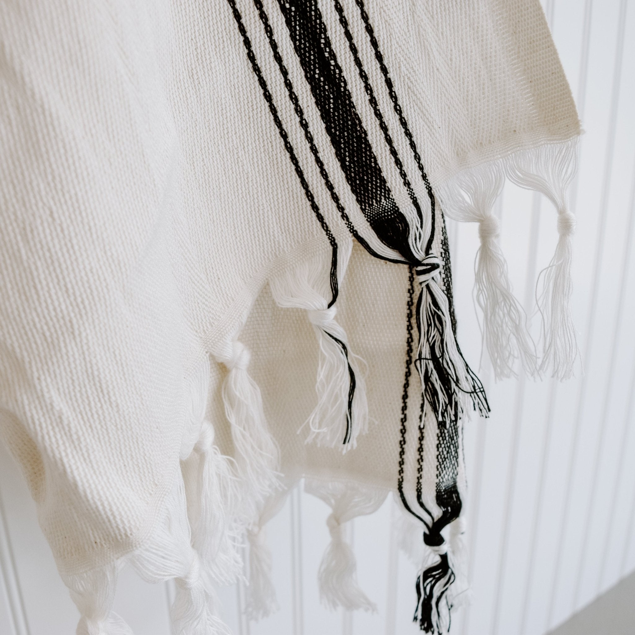 Savannah Turkish Cotton + Bamboo Hand Towel (Five Stripe)