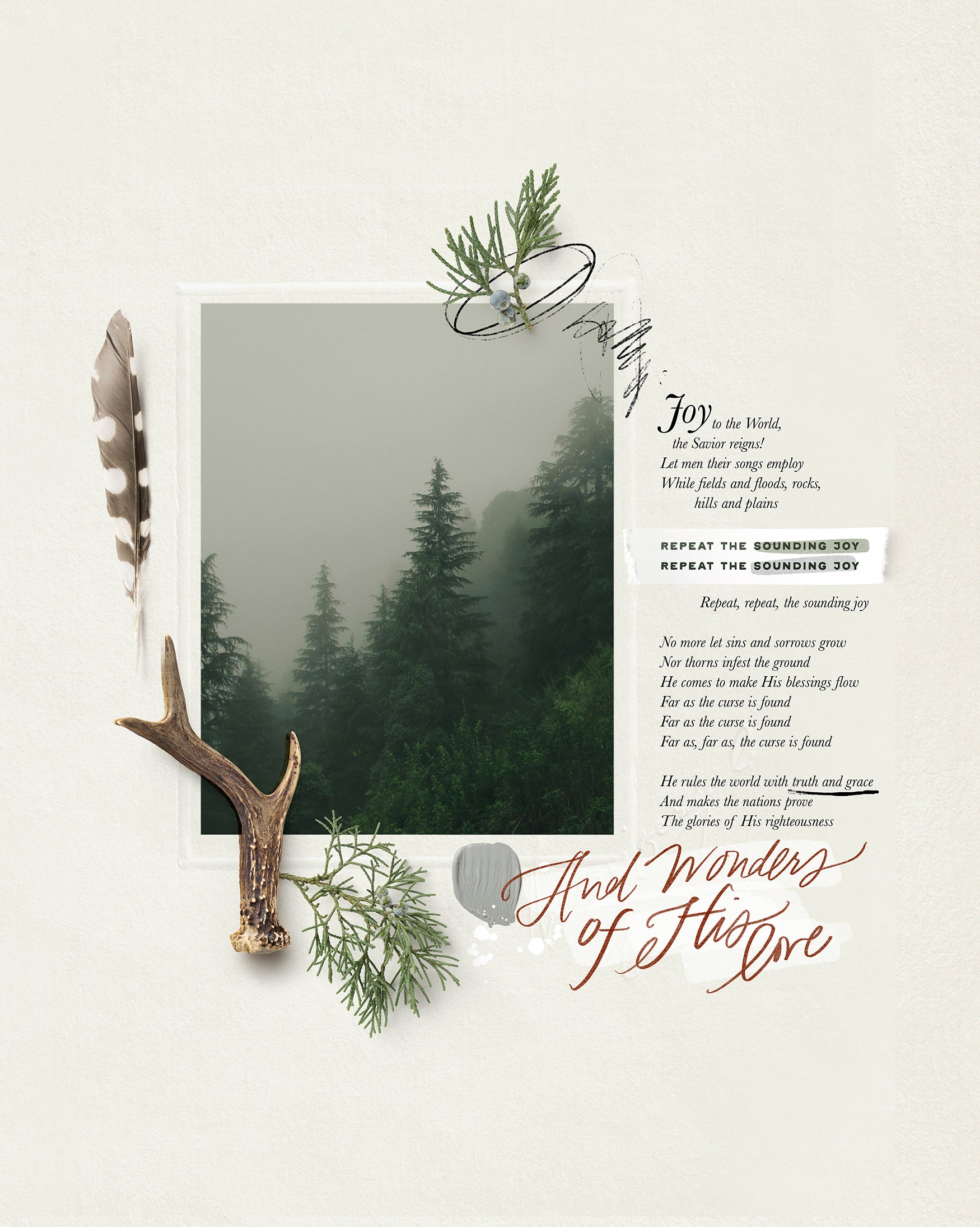 Heaven & Nature Sing Sketchbook Canvas Wall Art