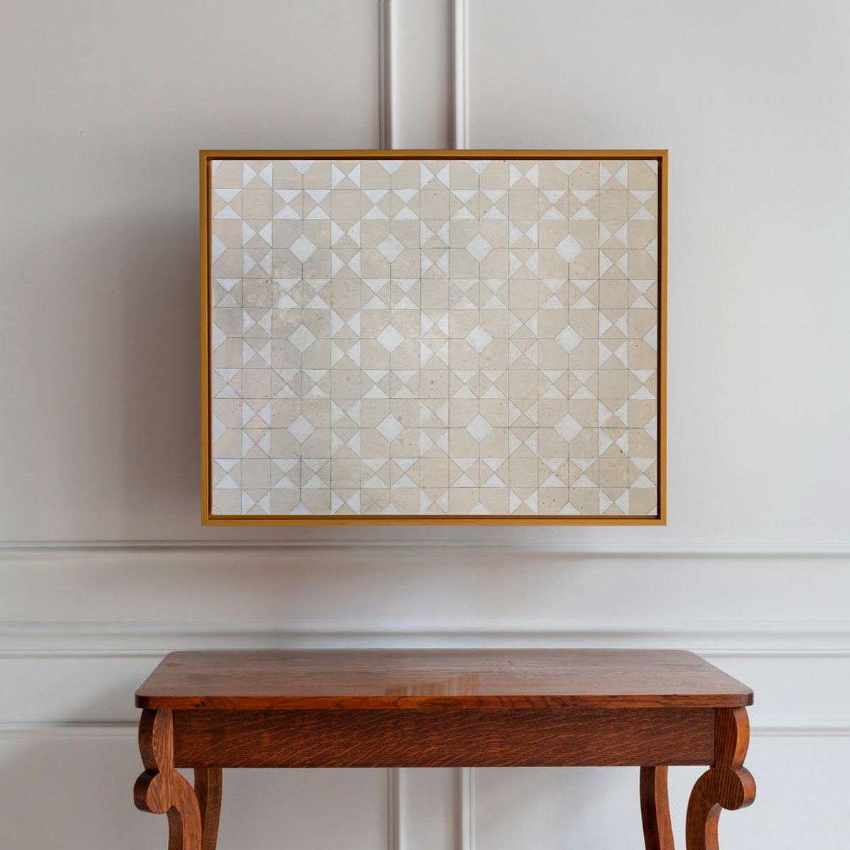 Heritage Quilt Canvas Wall Art. horizontal