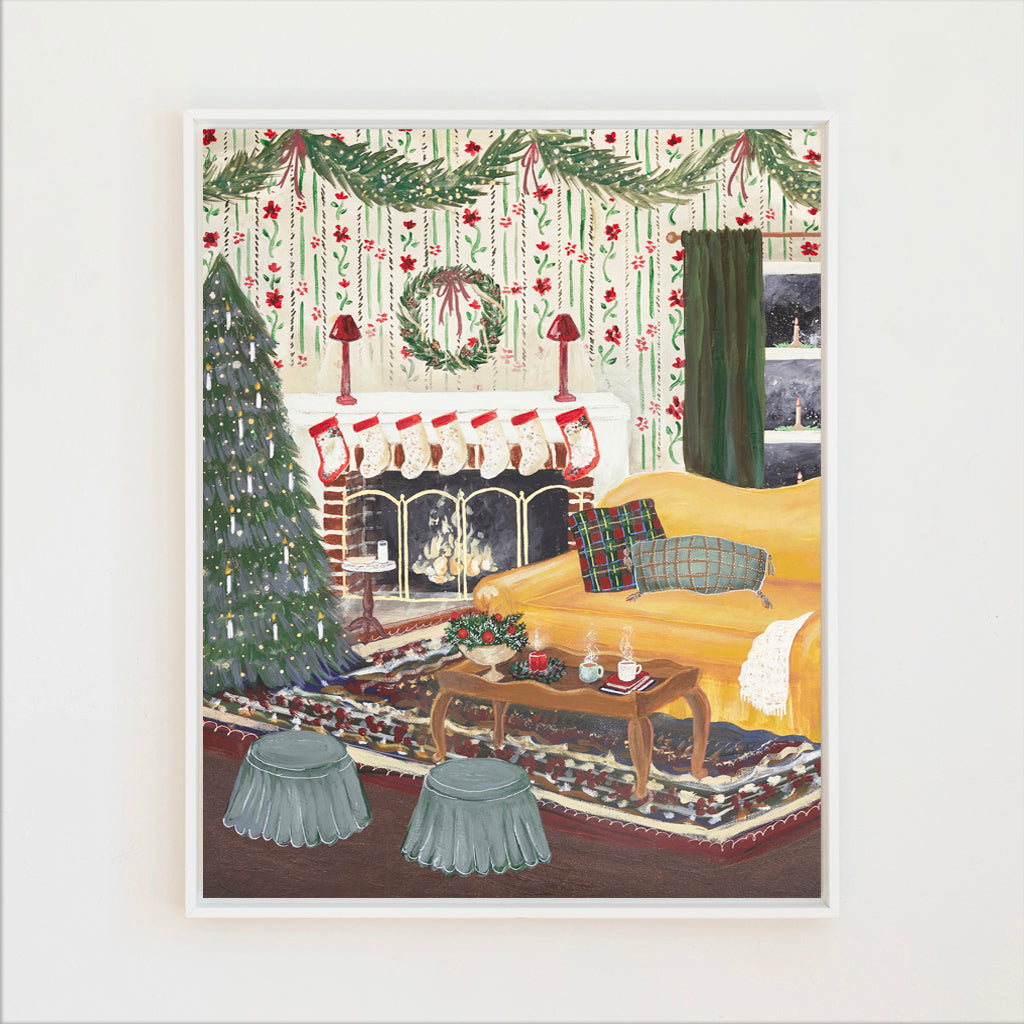 Home Alone House Canvas Wall Art. Vertical