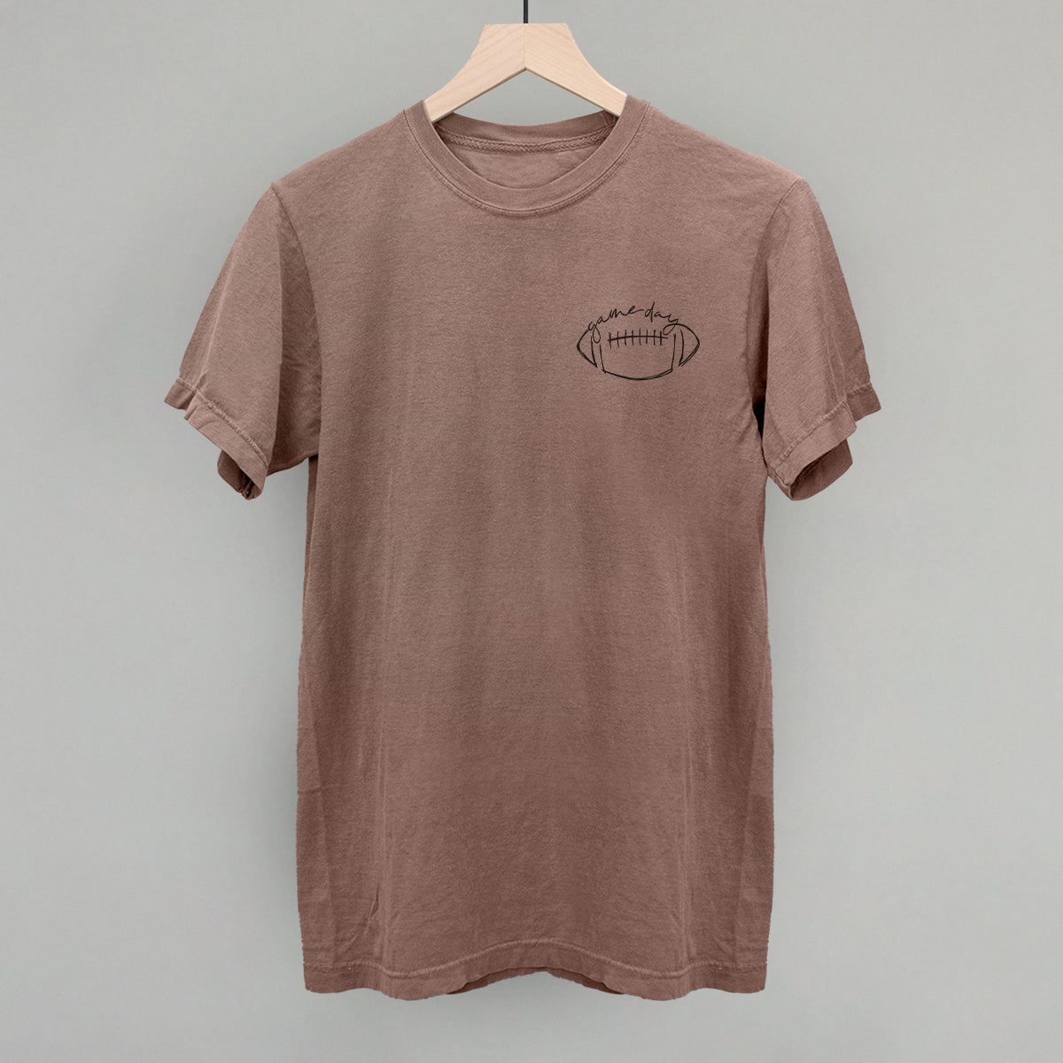 Game Day In Football Scribble (Left Chest)