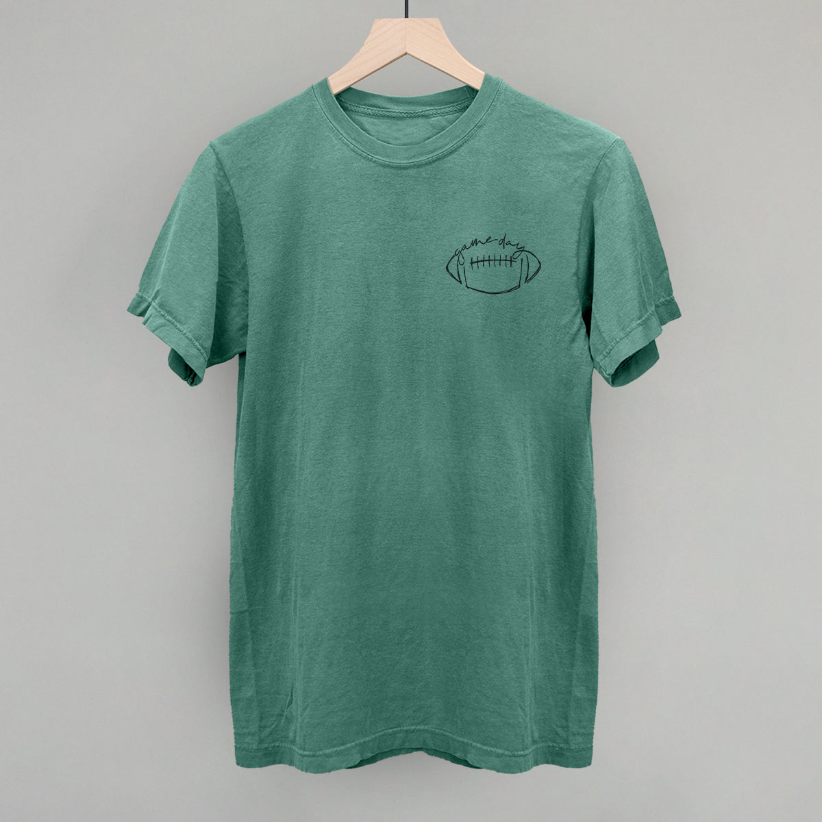 Game Day In Football Scribble (Left Chest)