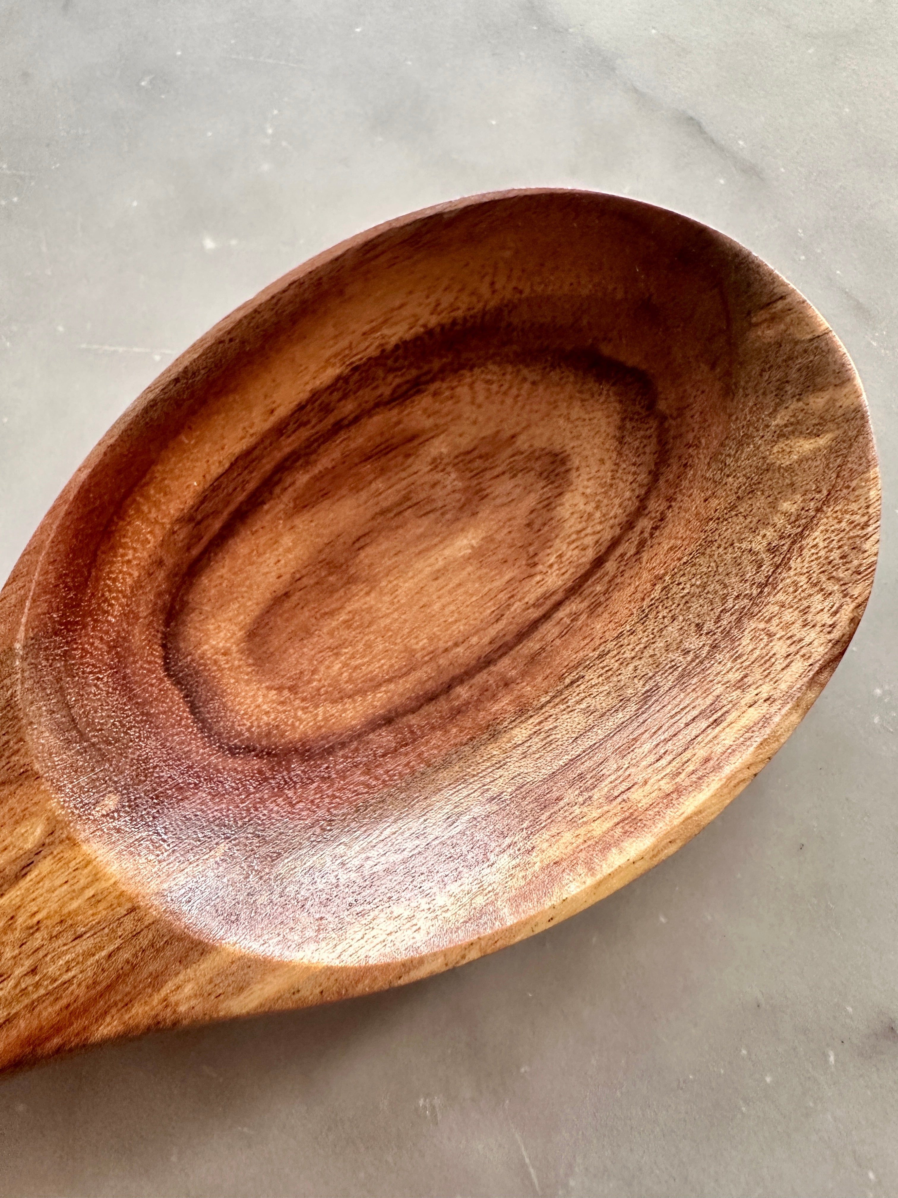 Teak Wooden Salad Spoons, Set of 3