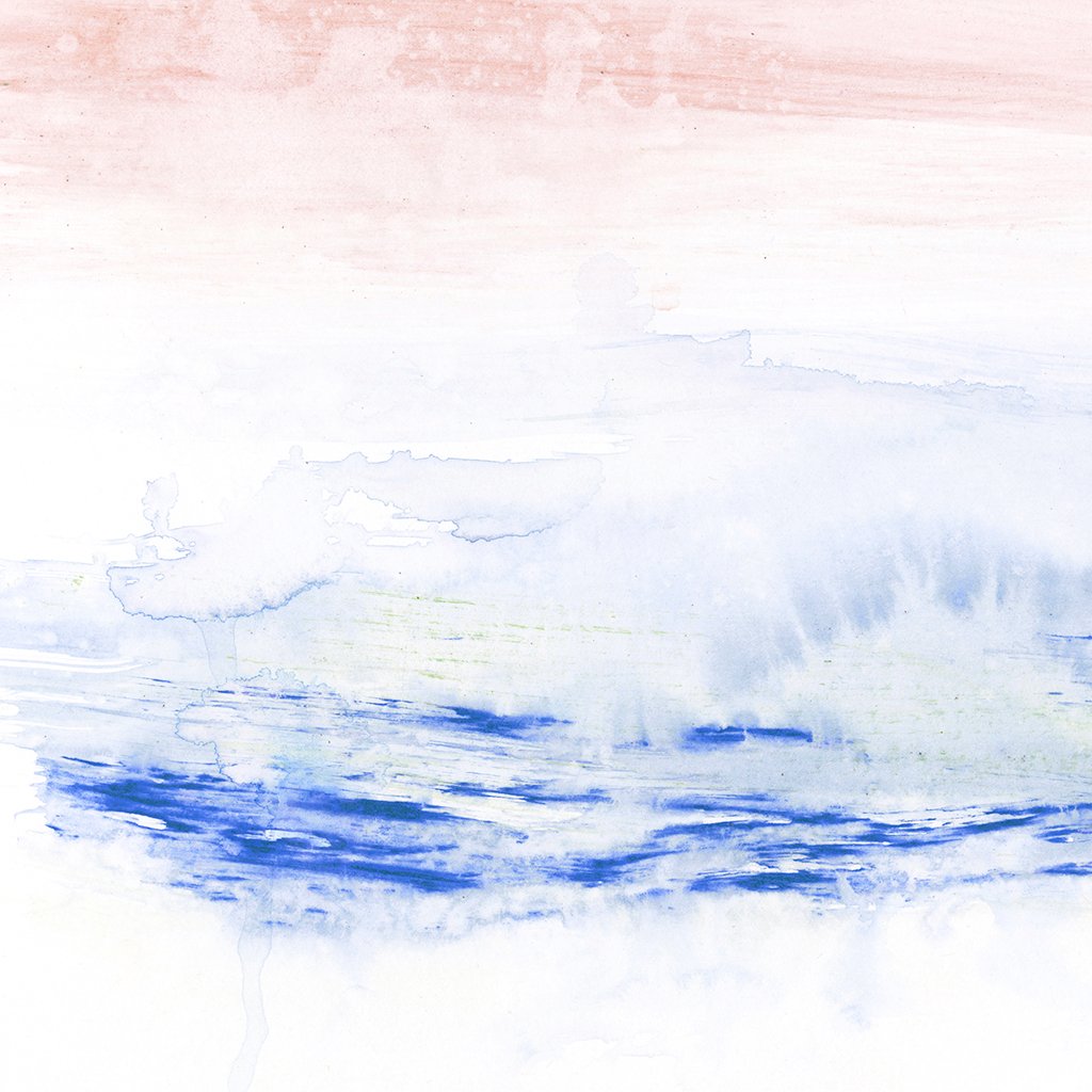 Periwinkle Water Canvas Wall Art . Pano