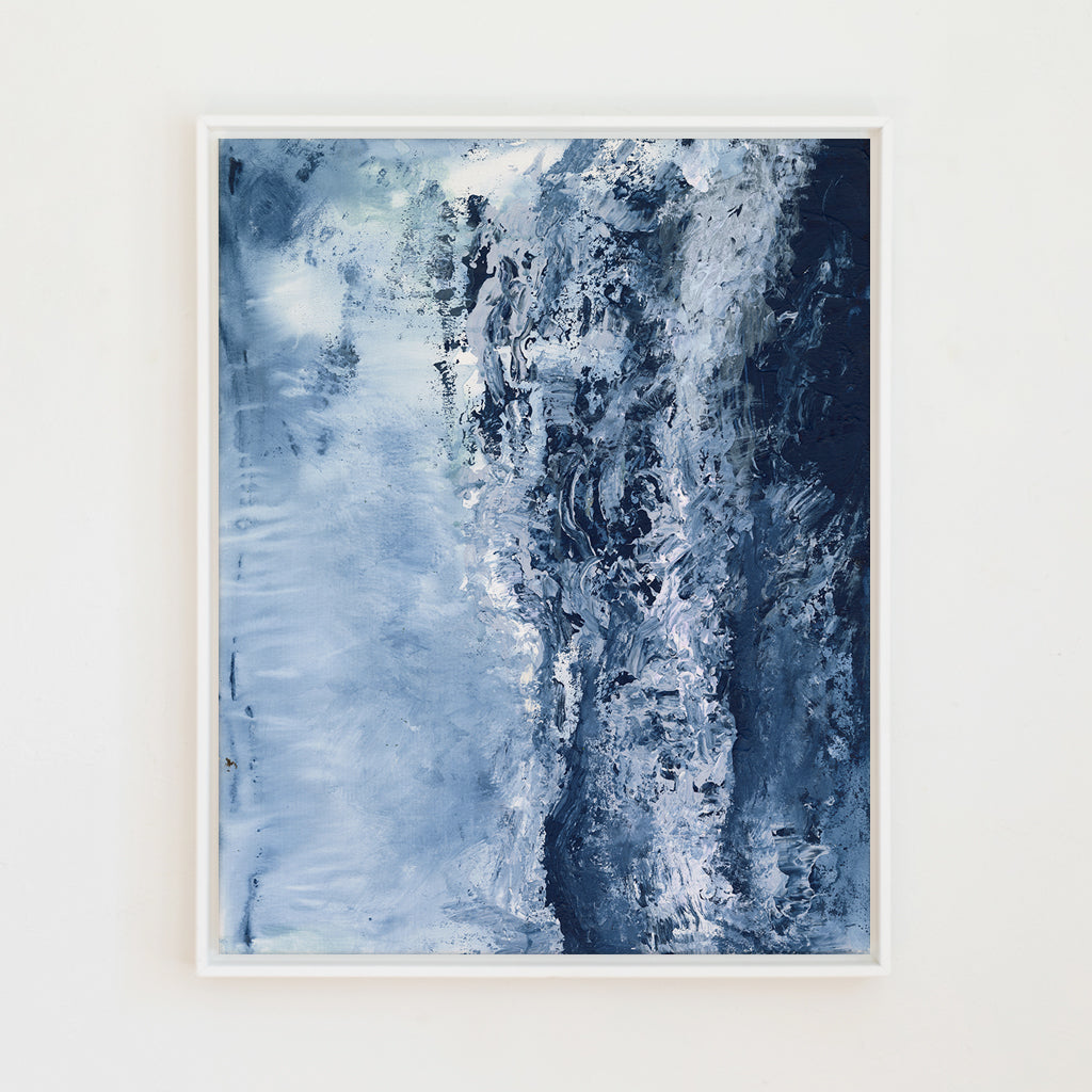 Aerial Ocean Canvas Wall Art