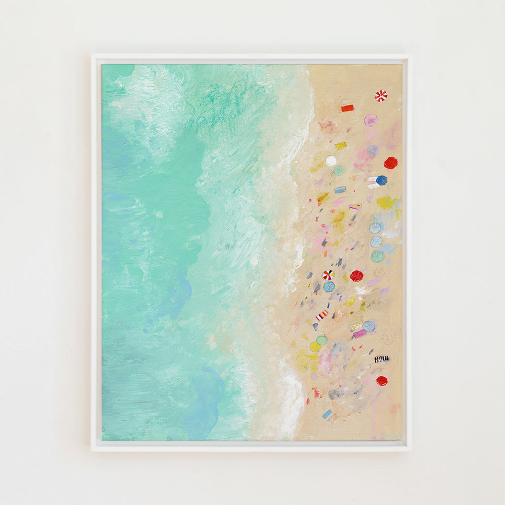 Beach Holiday! Canvas Wall Art
