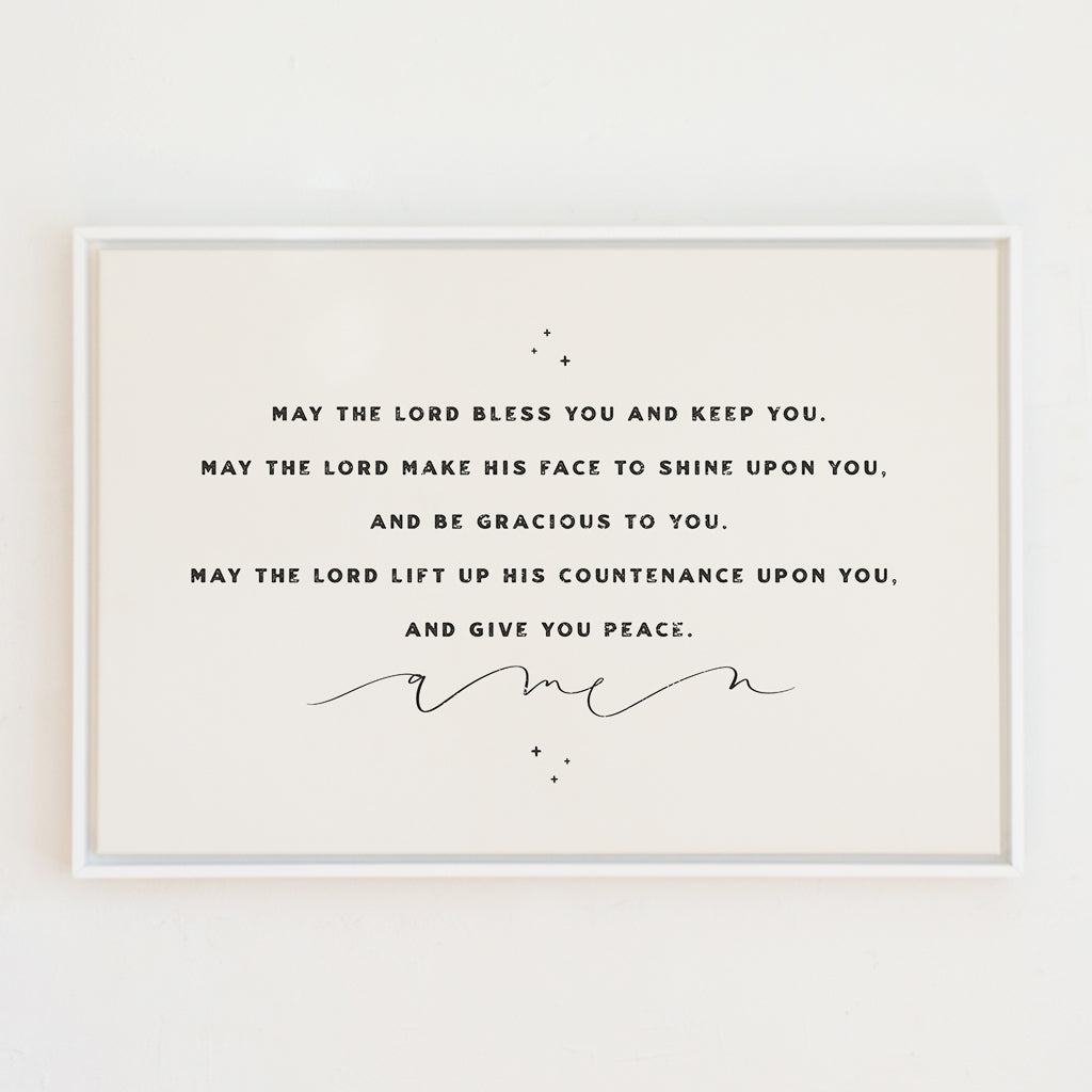 Benediction Canvas Wall Art . Rectangle