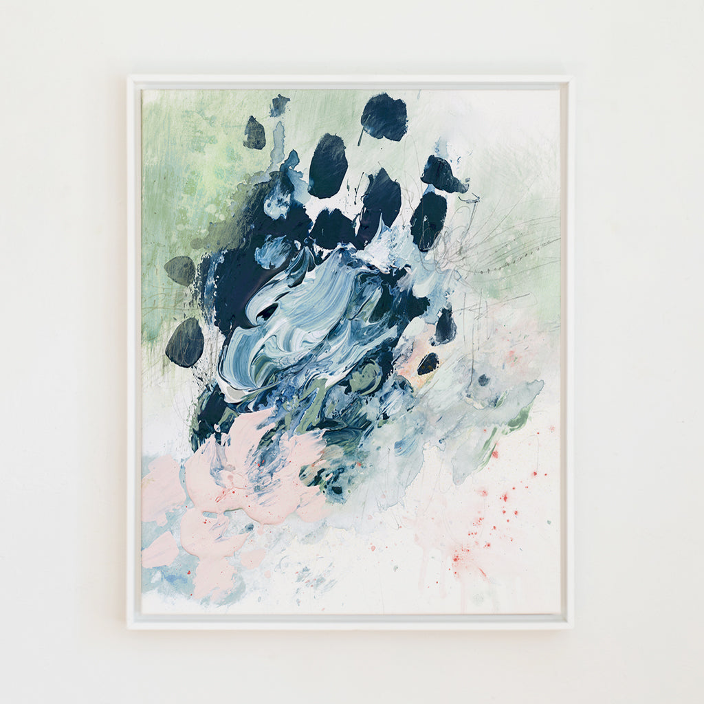 Blue Crush Canvas Wall Art