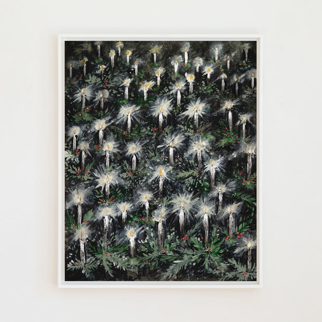 Candlelight Service Canvas Wall Art