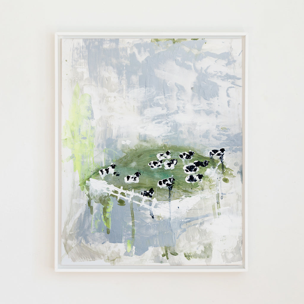 Contented Cows Canvas Wall Art