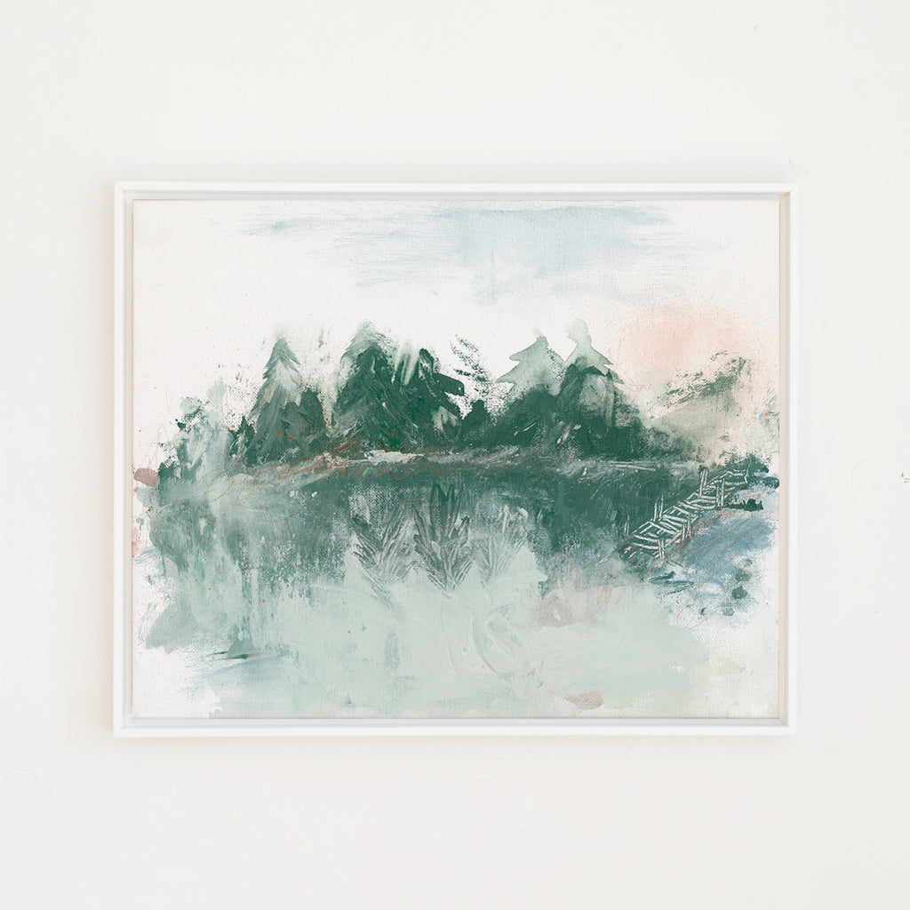 The Dock Up North Canvas Wall Art