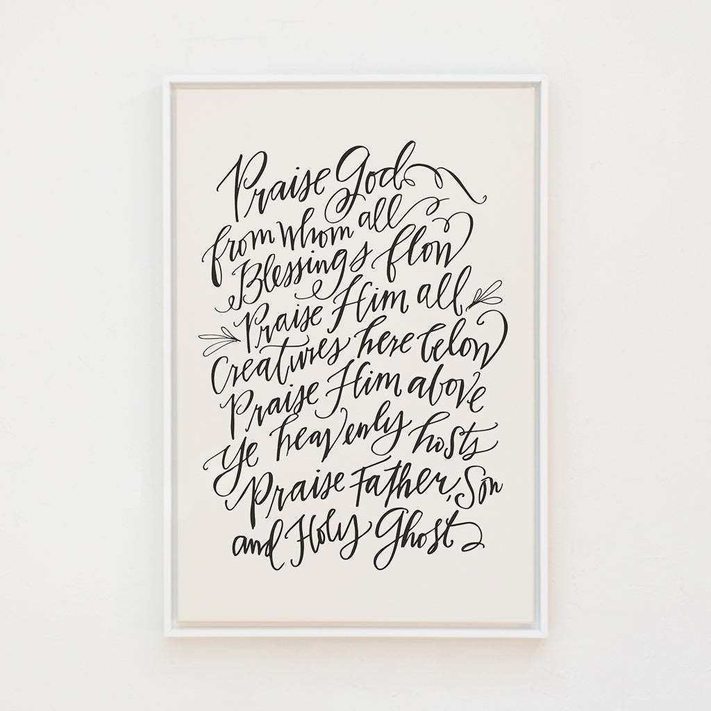 Doxology | Alabaster | Canvas