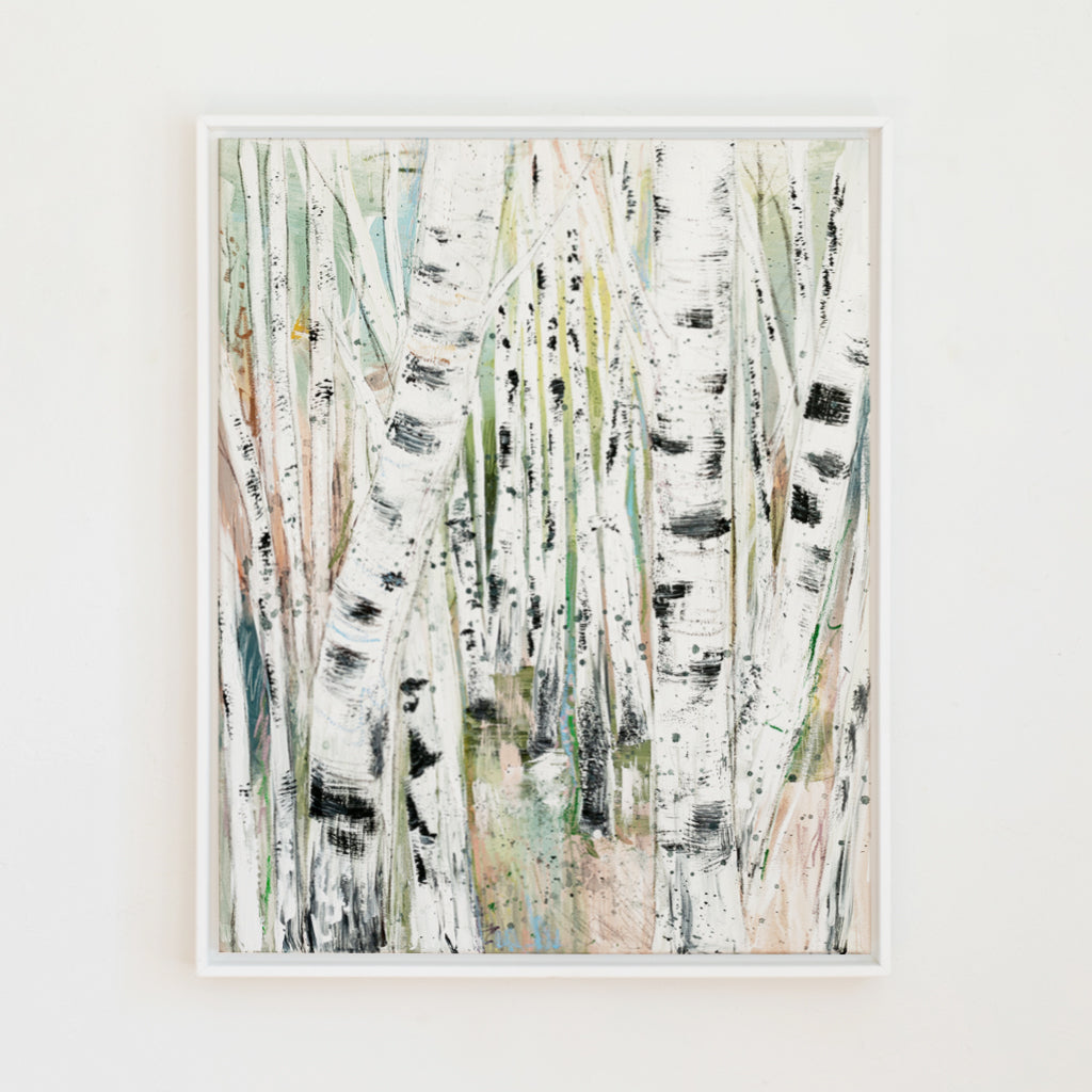 Enchanted River Birch | Canvas