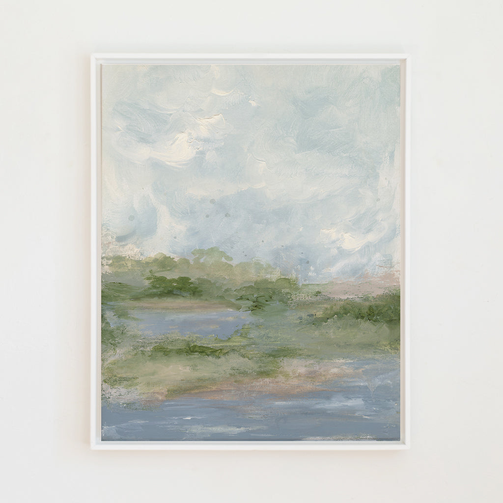 Green Pastures Canvas Wall Art