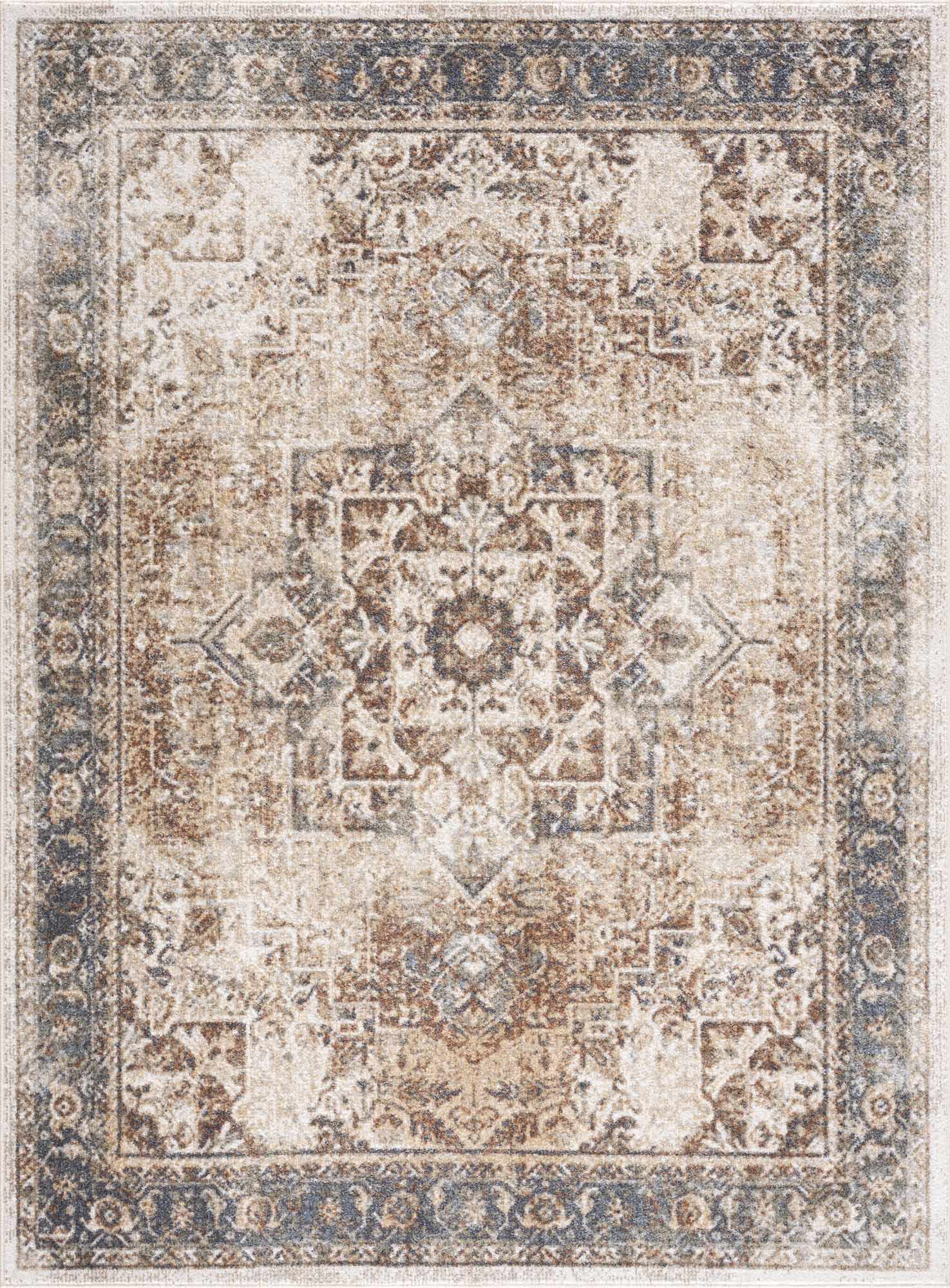 Heritage Style Flat Pile Washable Rug