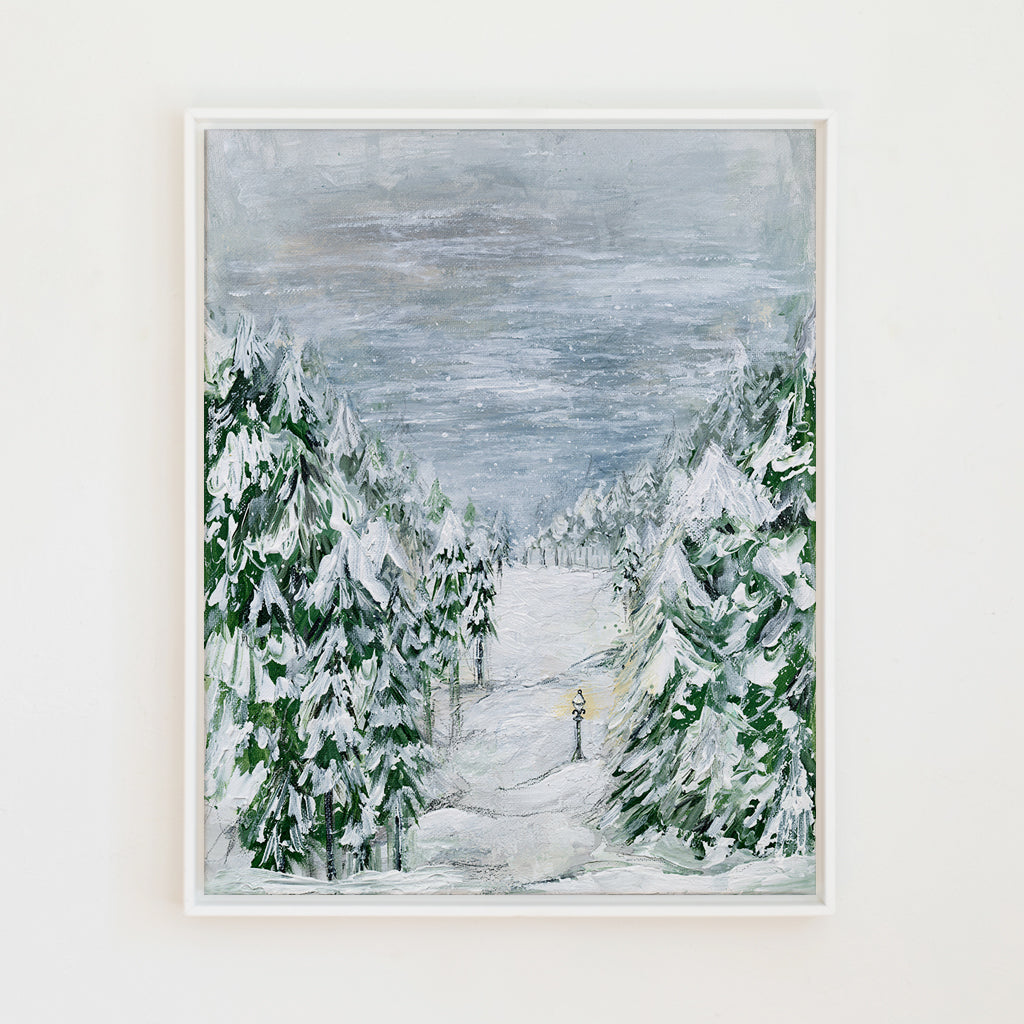 The Lamp Post Canvas Wall Art