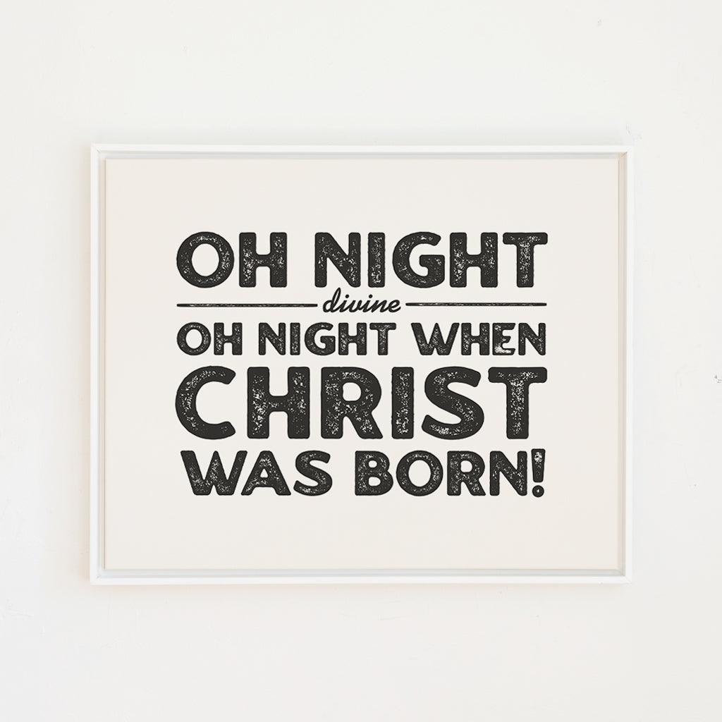 O Night When Christ was Born | Schoolhouse | Canvas