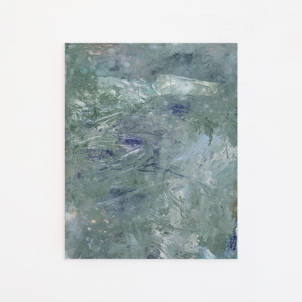 Green Marble | Original Painting, size 11 x 14
