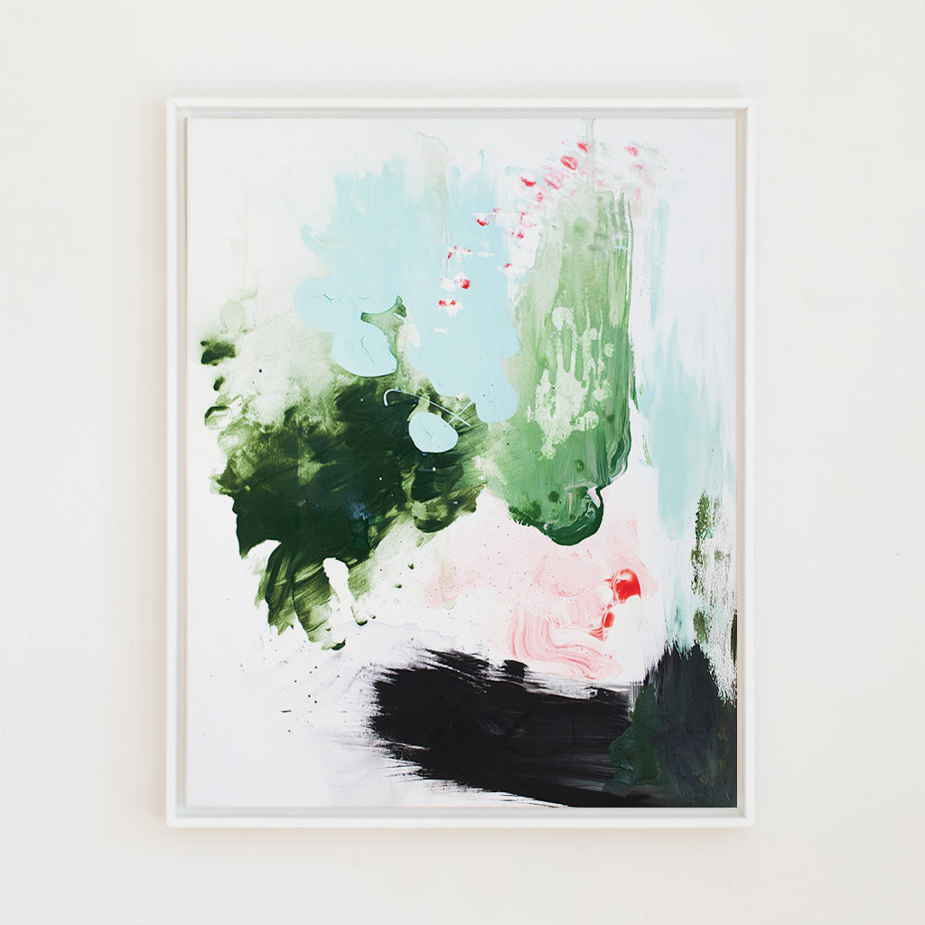 Peppermint Moss Canvas Wall Art