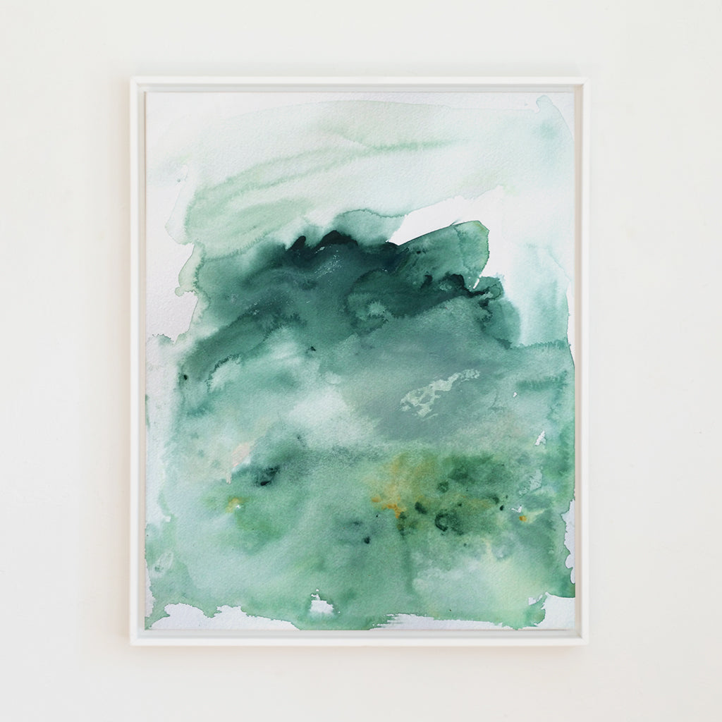 Pine on Snow Canvas Wall Art
