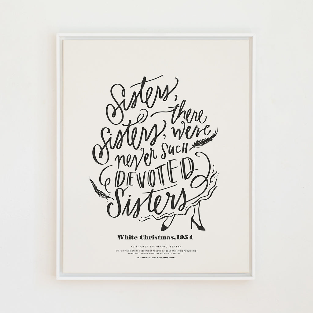 Sisters, Sisters | Alabaster | Canvas