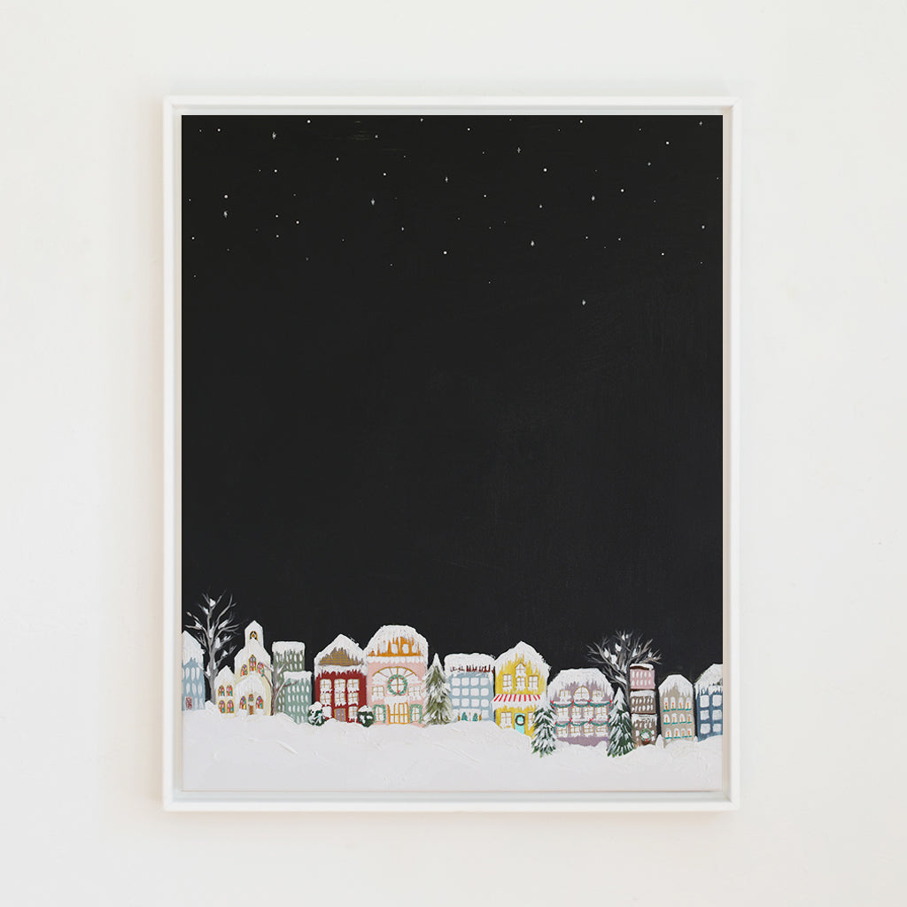 Village After Snow | Canvas