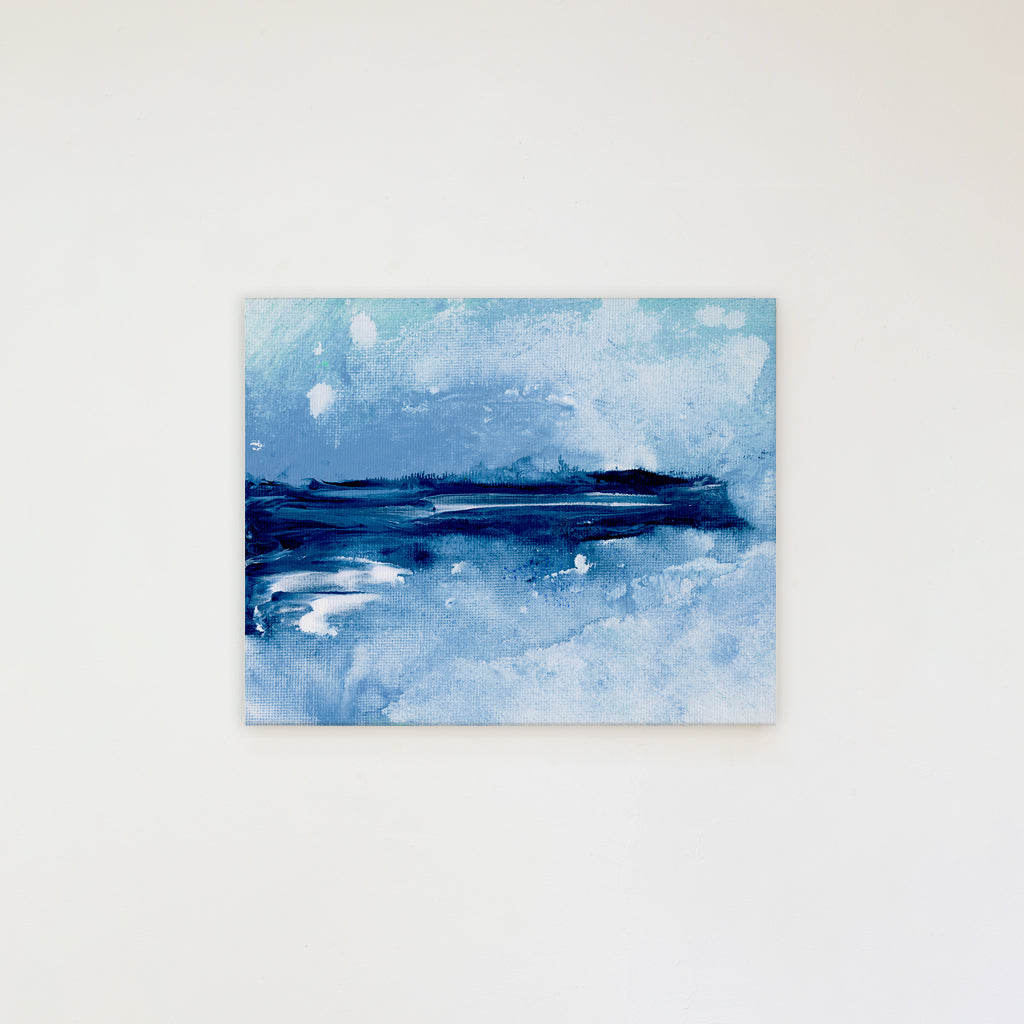 Cerulean Water Mini ✧・゚ Textured Canvas Wall Art
