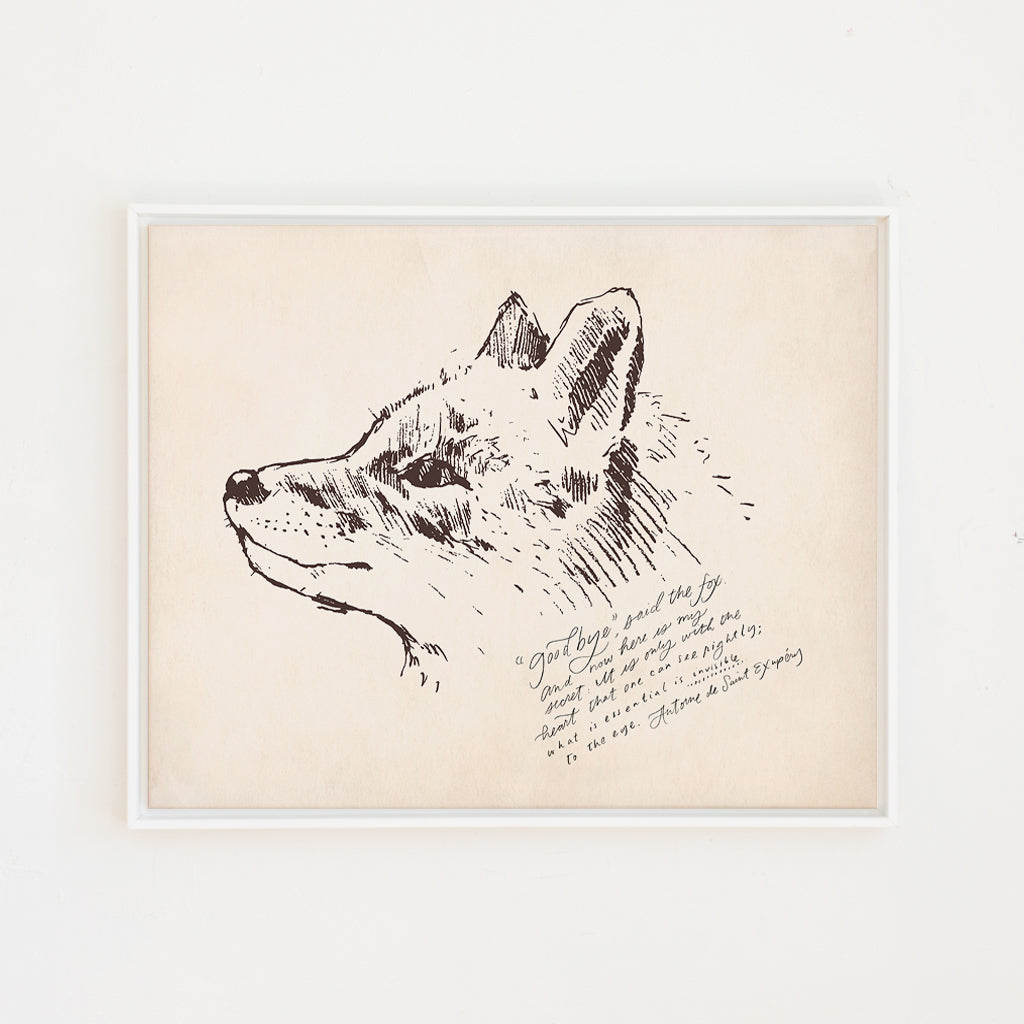 Wisdom from the Fox | Canvas