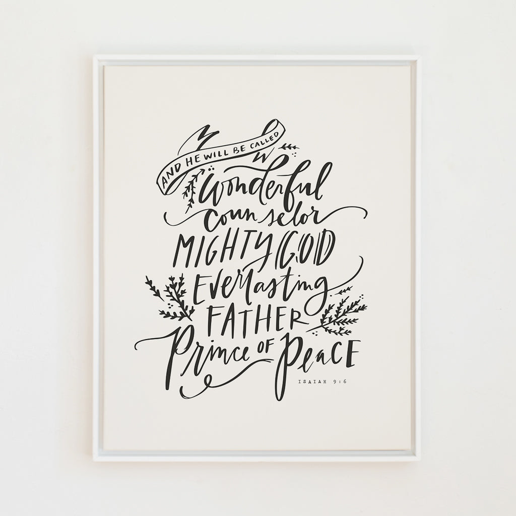 Wonderful Counselor | Alabaster | Canvas