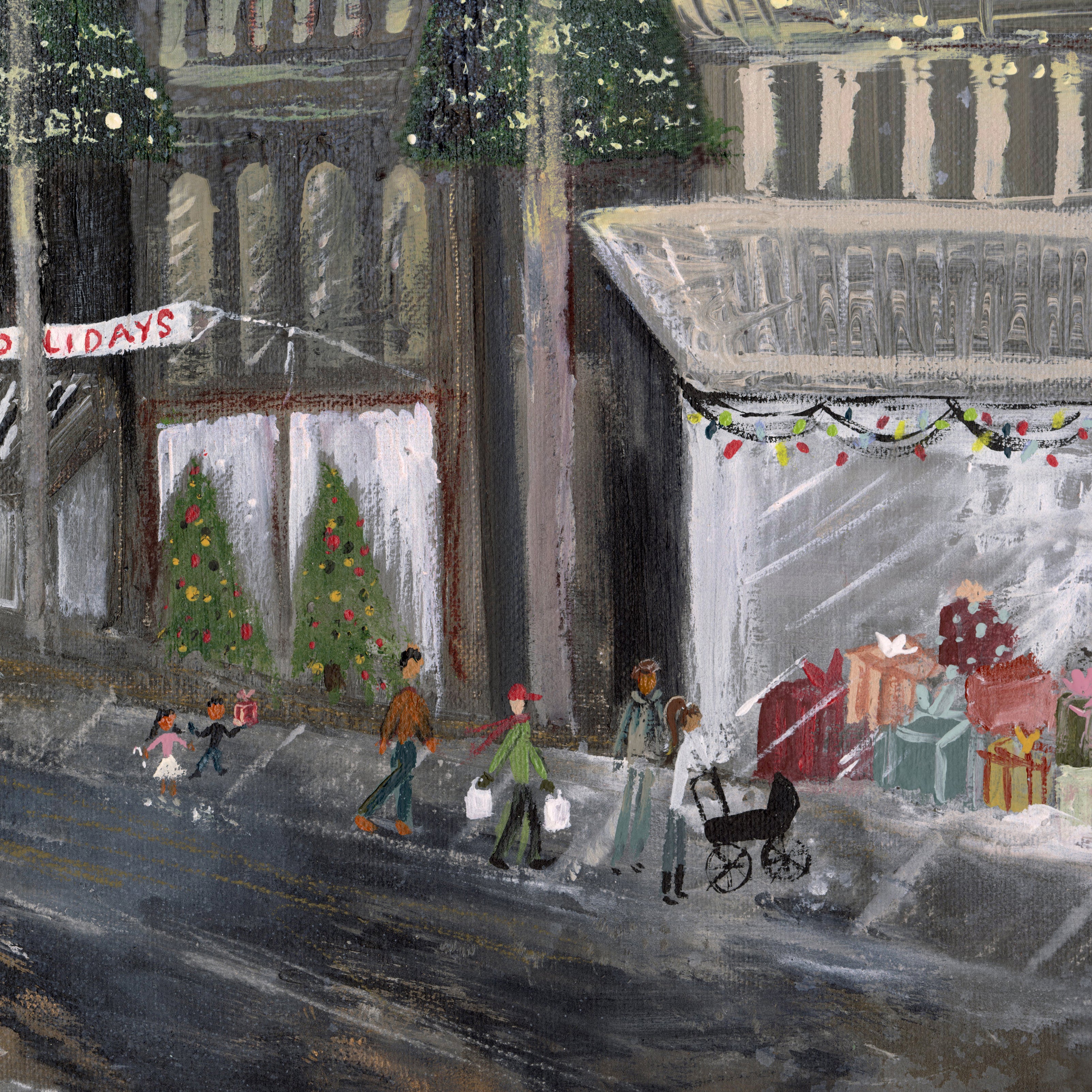 Christmastime in the City | Art Print