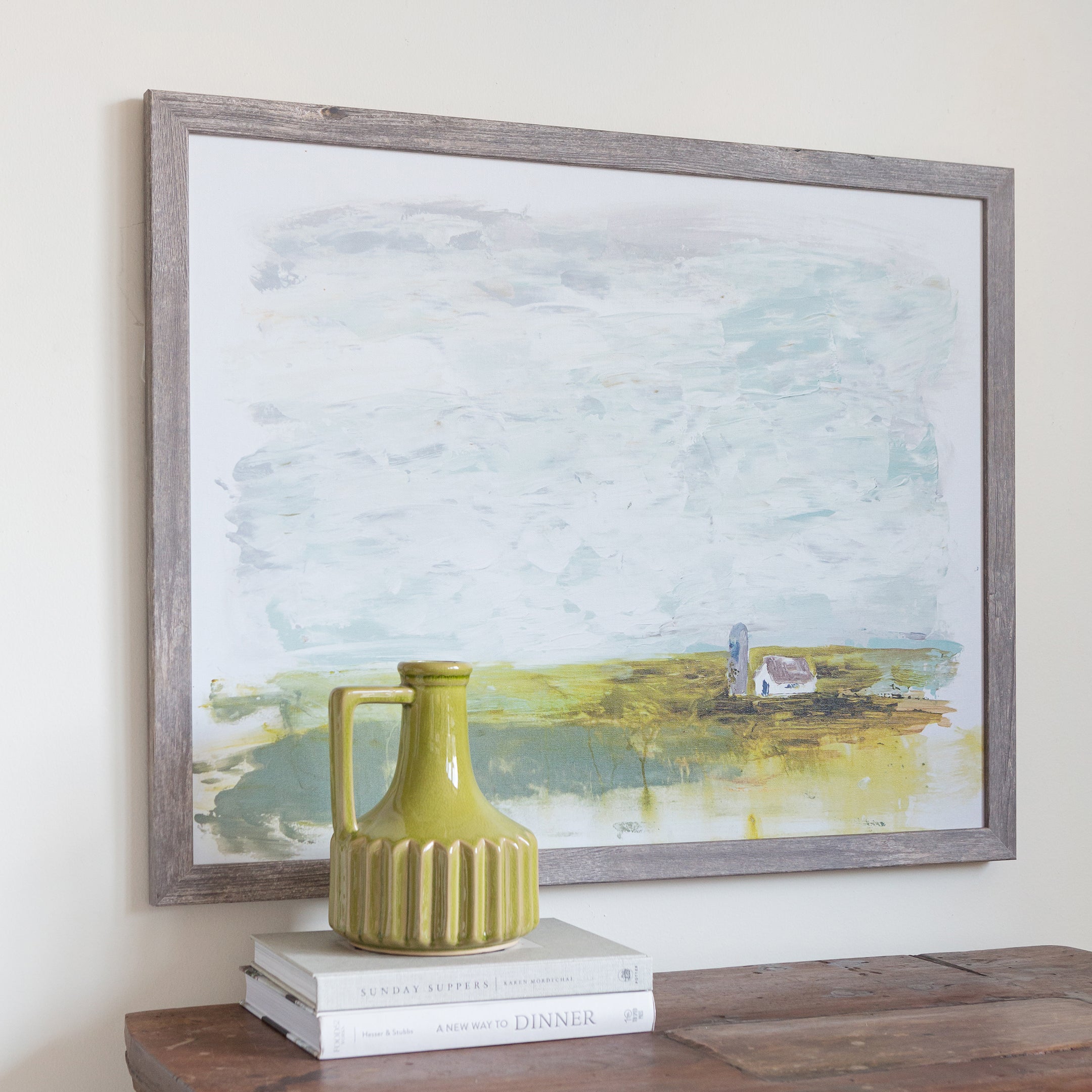 Little White Barn | Canvas