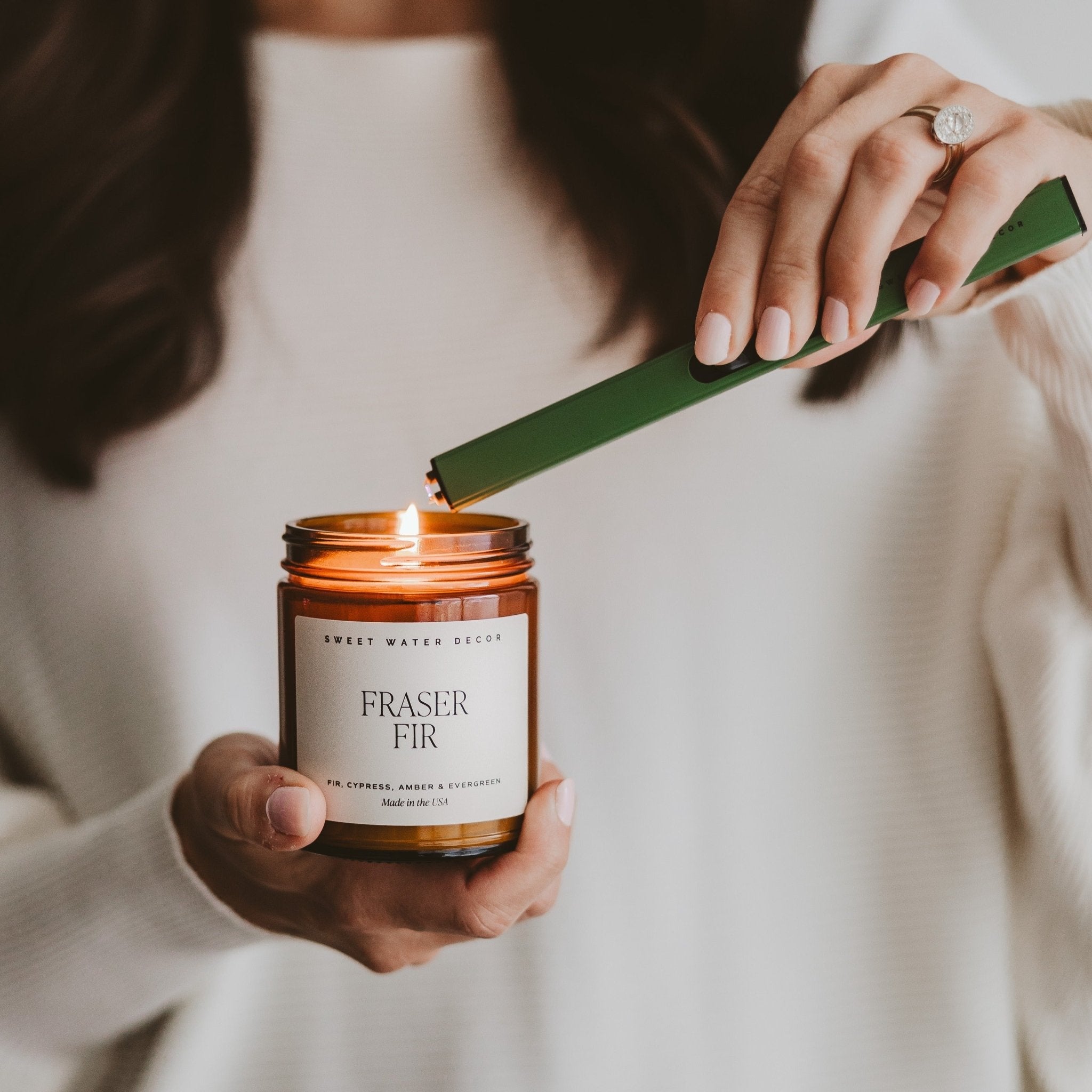 Green Electric Lighter