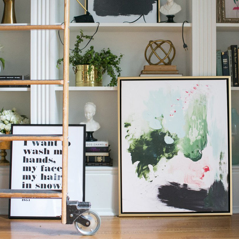 Peppermint Moss Canvas Wall Art