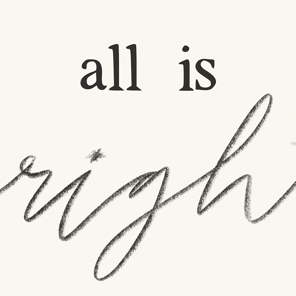 All is calm, all is bright Canvas Wall Art
