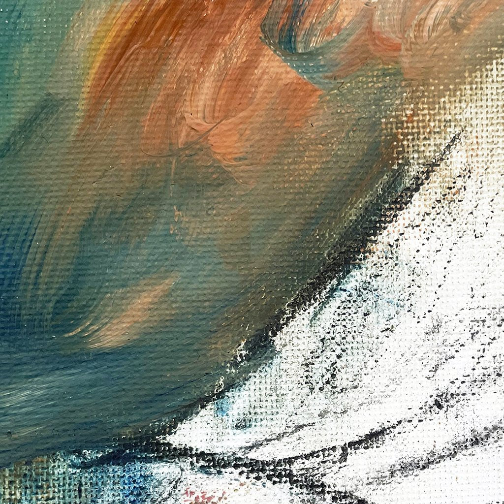 Copper Dance Mini ✧・゚ Textured Canvas Wall Art