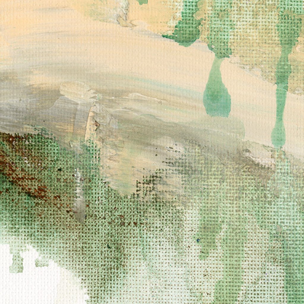 Green Mist Mini ✧・゚ Textured Canvas Wall Art