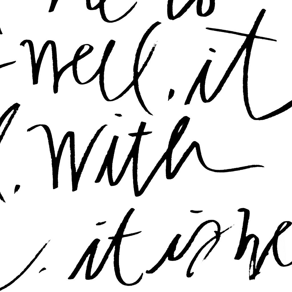 It Is Well | Warm Grey | Canvas