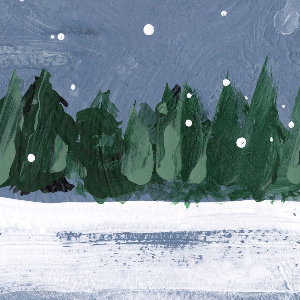 Petite Pano Pines Canvas Wall Art . Pano